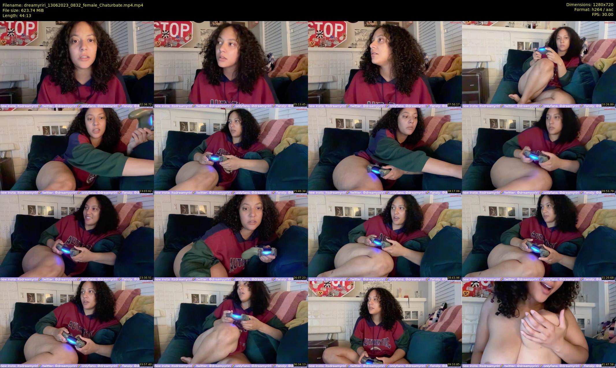 dreamyriri — 45 minute Chaturbate female cam show recording, 720p, Jun 13, 2023