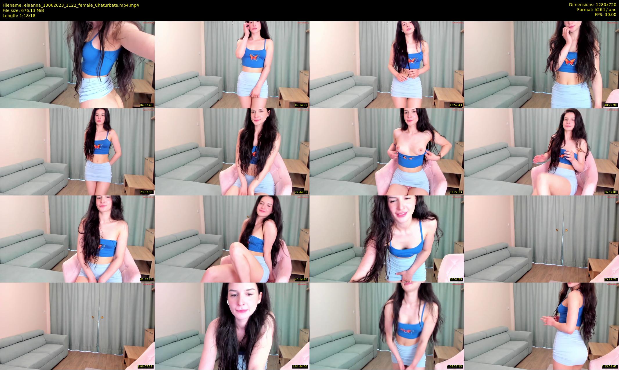 elaanna — 79 minute Chaturbate female cam show recording, 720p, Jun 13, 2023