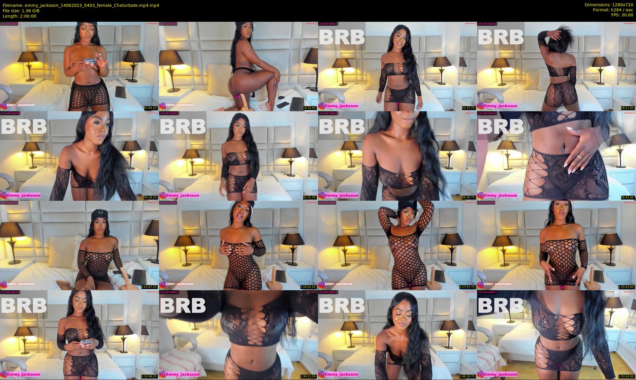 emmy_jacksson — 120 minute Chaturbate female cam show recording, 720p, Jun 14, 2023