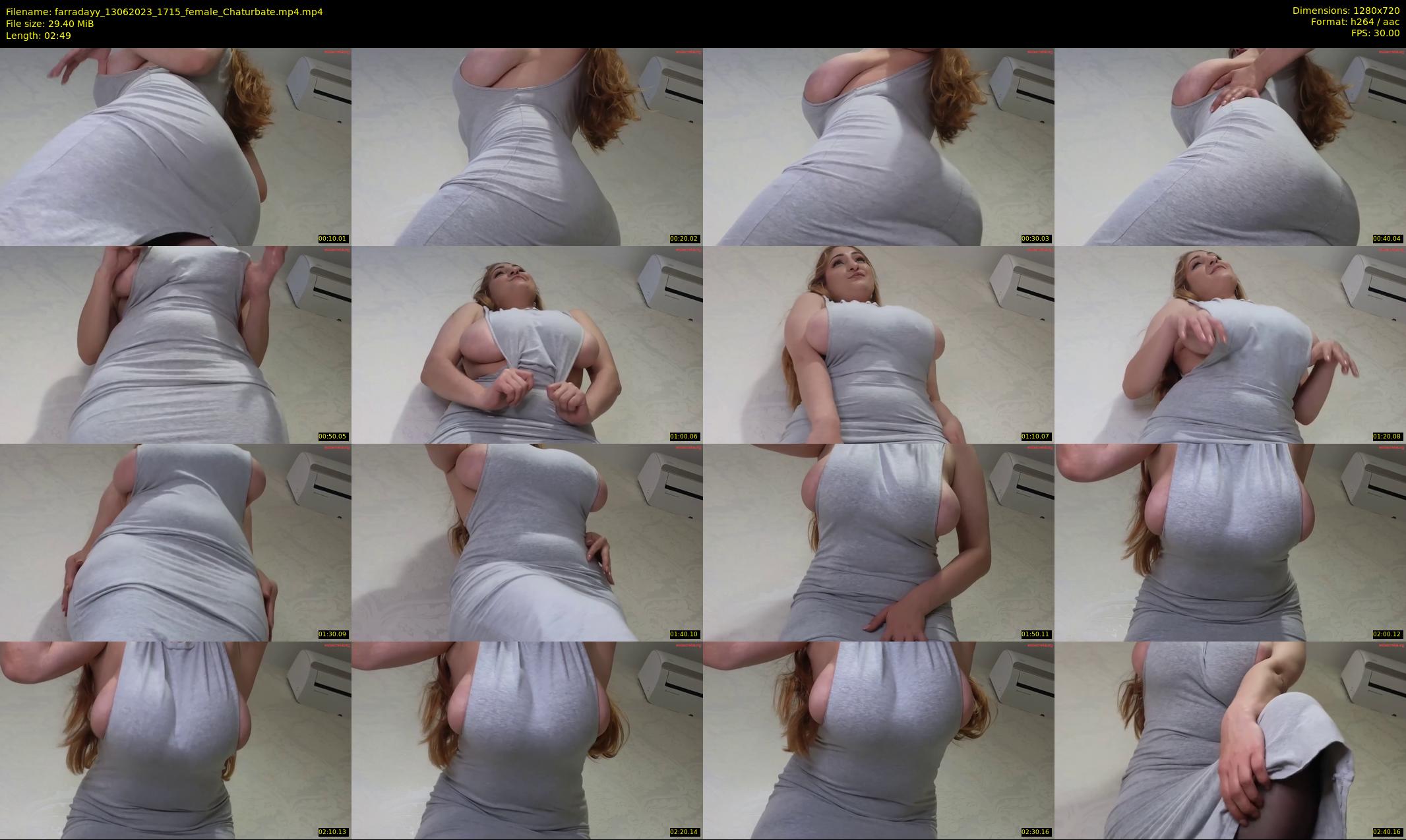 farradayy — 3 minute Chaturbate female cam show recording, 720p, Jun 13, 2023