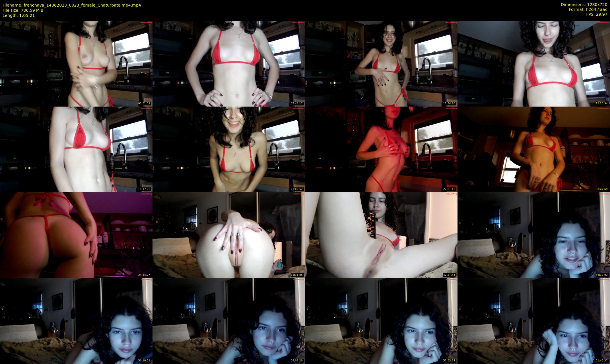 frenchava — 66 minute Chaturbate female cam show recording, 720p, Jun 14, 2023