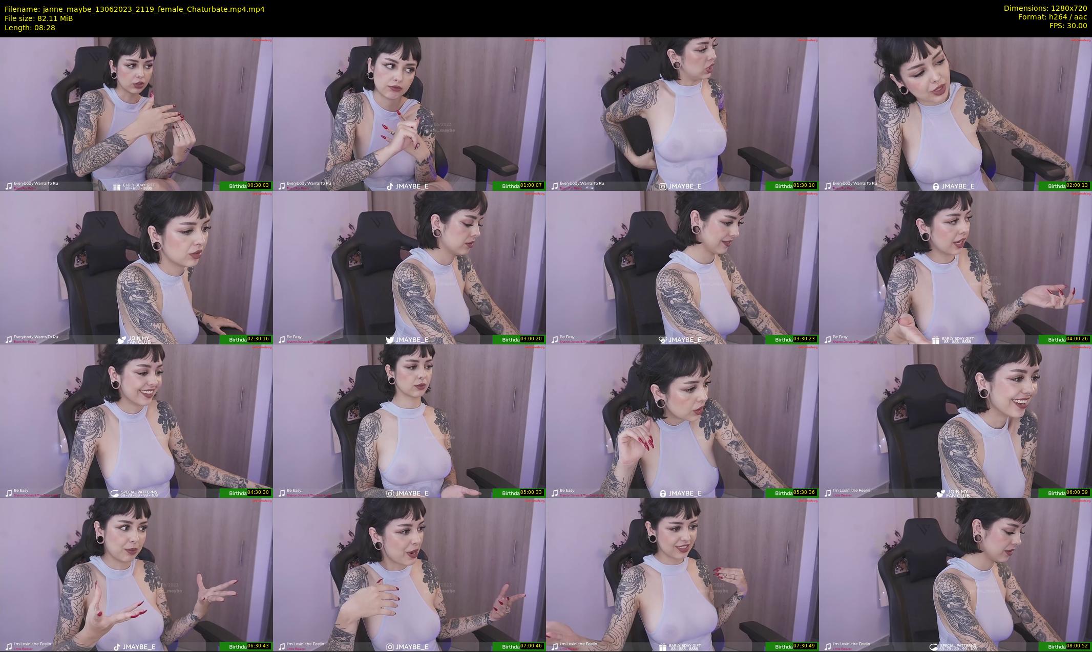 janne_maybe — 9 minute Chaturbate female cam show recording, 720p, Jun 13, 2023