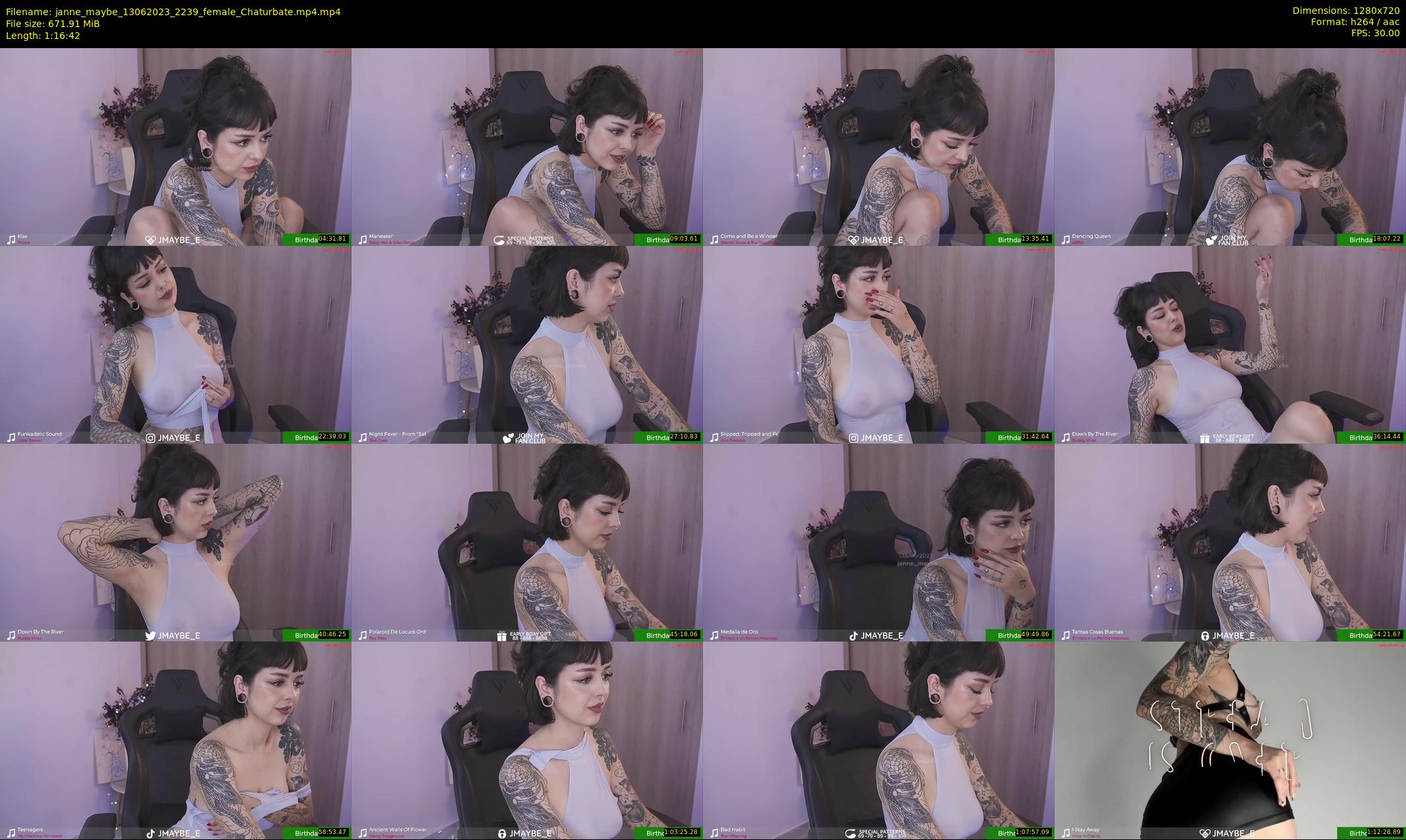 janne_maybe — 77 minute Chaturbate female cam show recording, 720p, Jun 13, 2023