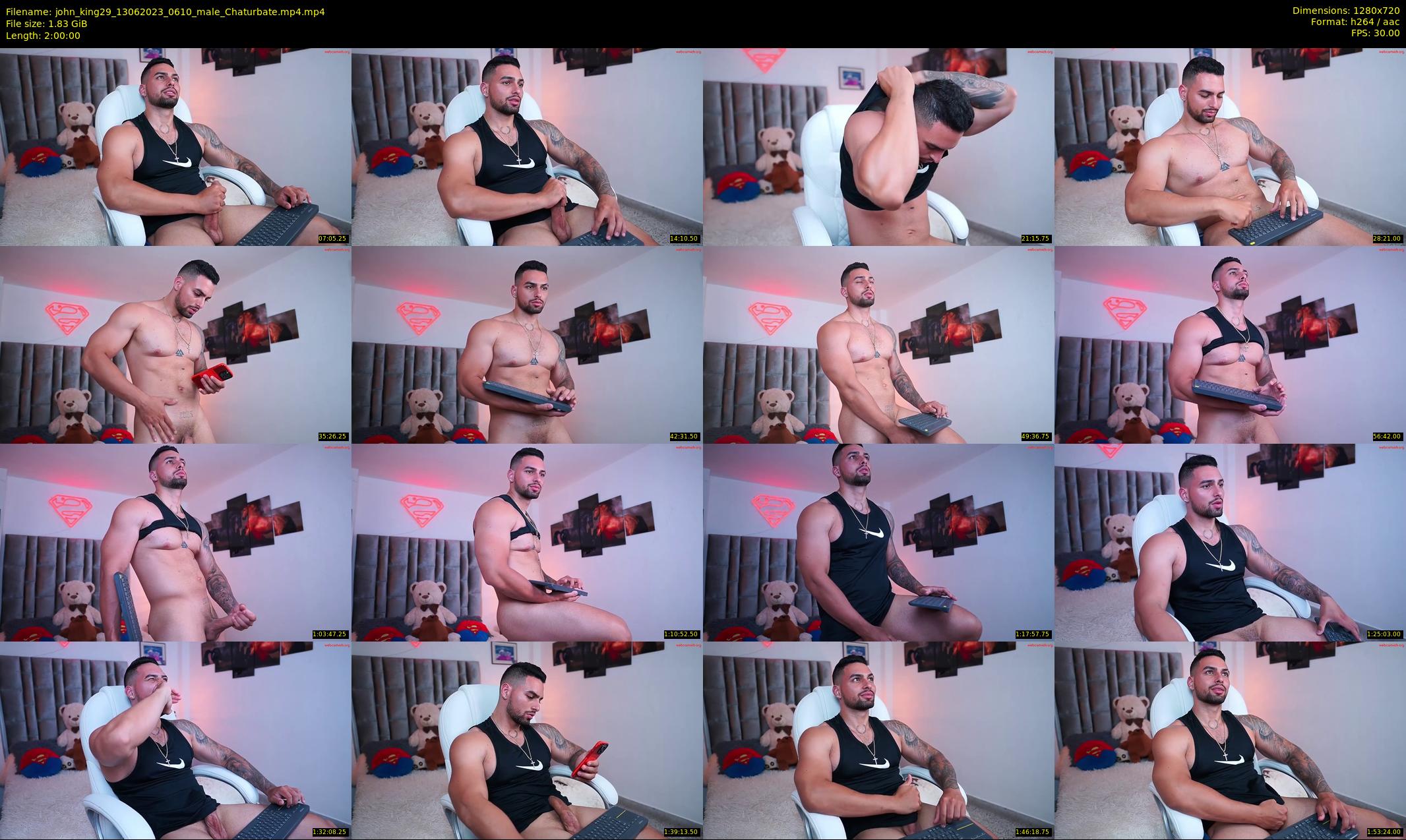 john_king29 — 120 minute Chaturbate male cam show recording, 720p, Jun 13, 2023