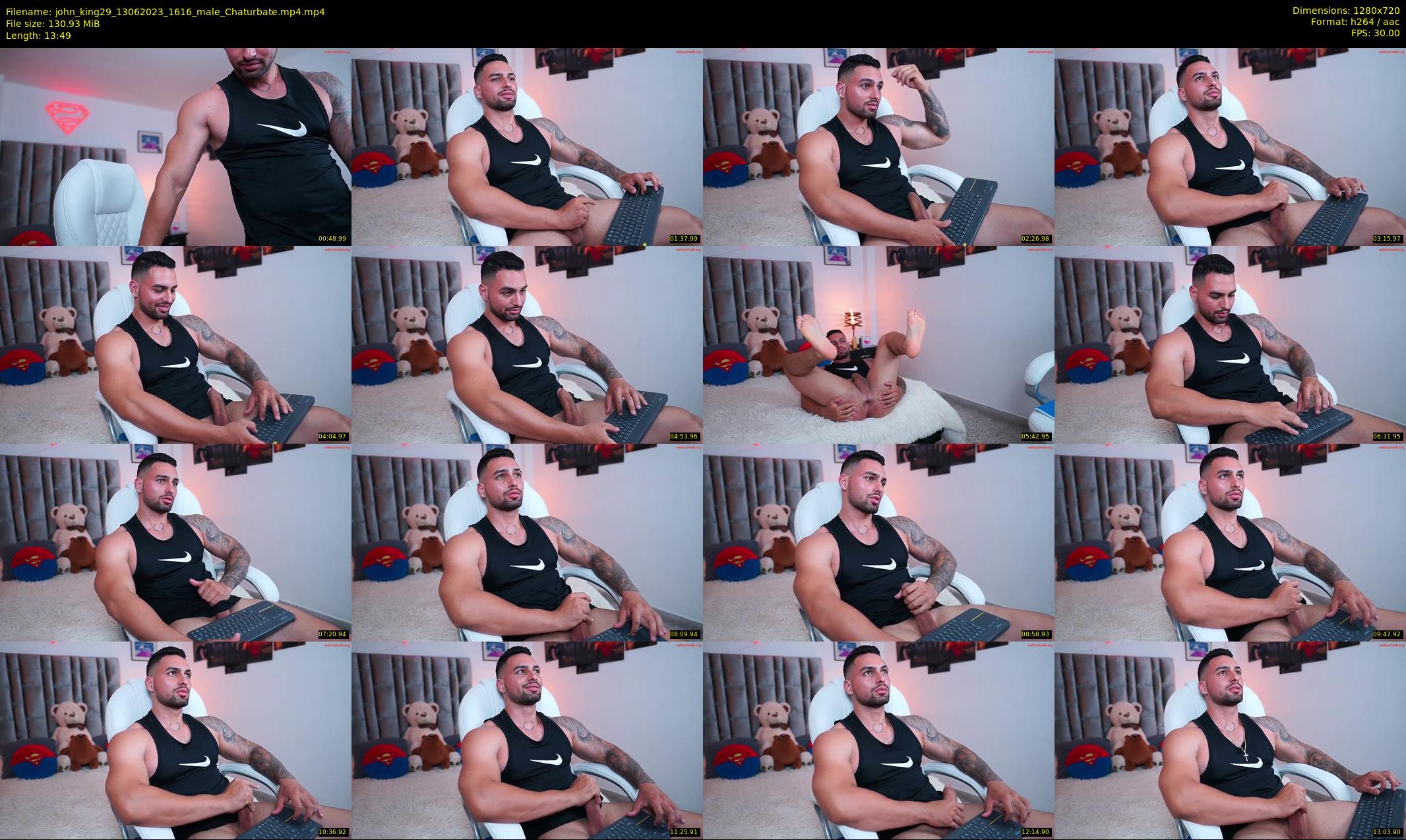 john_king29 — 14 minute Chaturbate male cam show recording, 720p, Jun 13, 2023