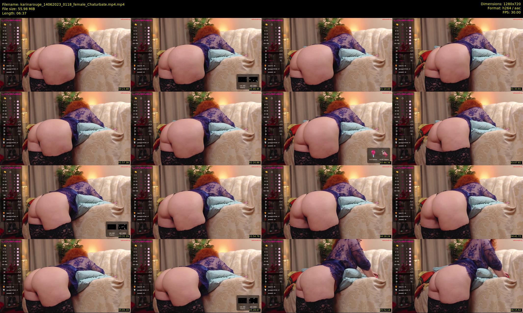 karinarouge — 7 minute Chaturbate female cam show recording, 720p, Jun 14, 2023