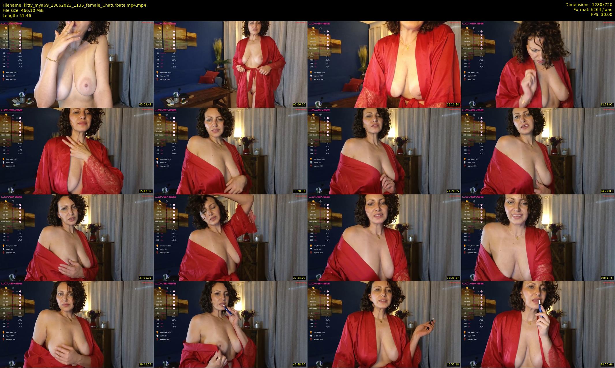 kitty_mya69 — 52 minute Chaturbate female cam show recording, 720p, Jun 13, 2023