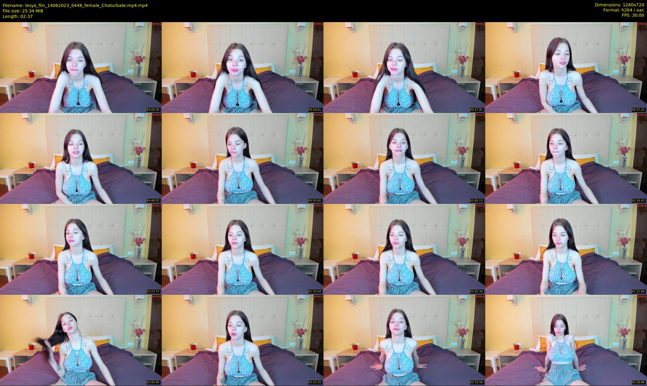 lesya_flin — 3 minute Chaturbate female cam show recording, 720p, Jun 14, 2023