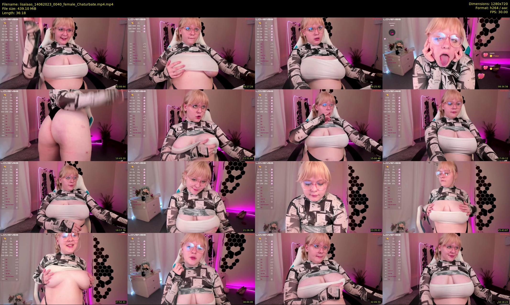 lisalaas — 37 minute Chaturbate female cam show recording, 720p, Jun 14, 2023