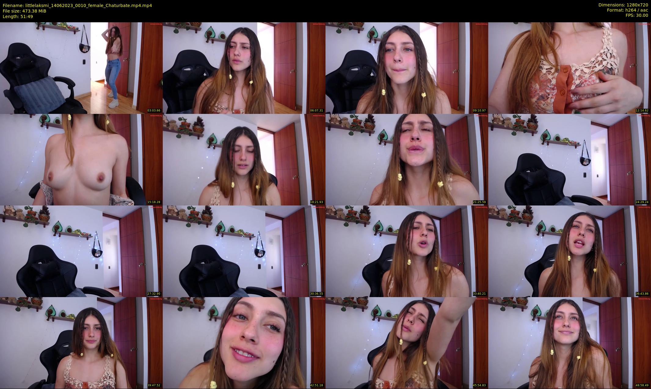 littlelaksmi — 52 minute Chaturbate female cam show recording, 720p, Jun 14, 2023