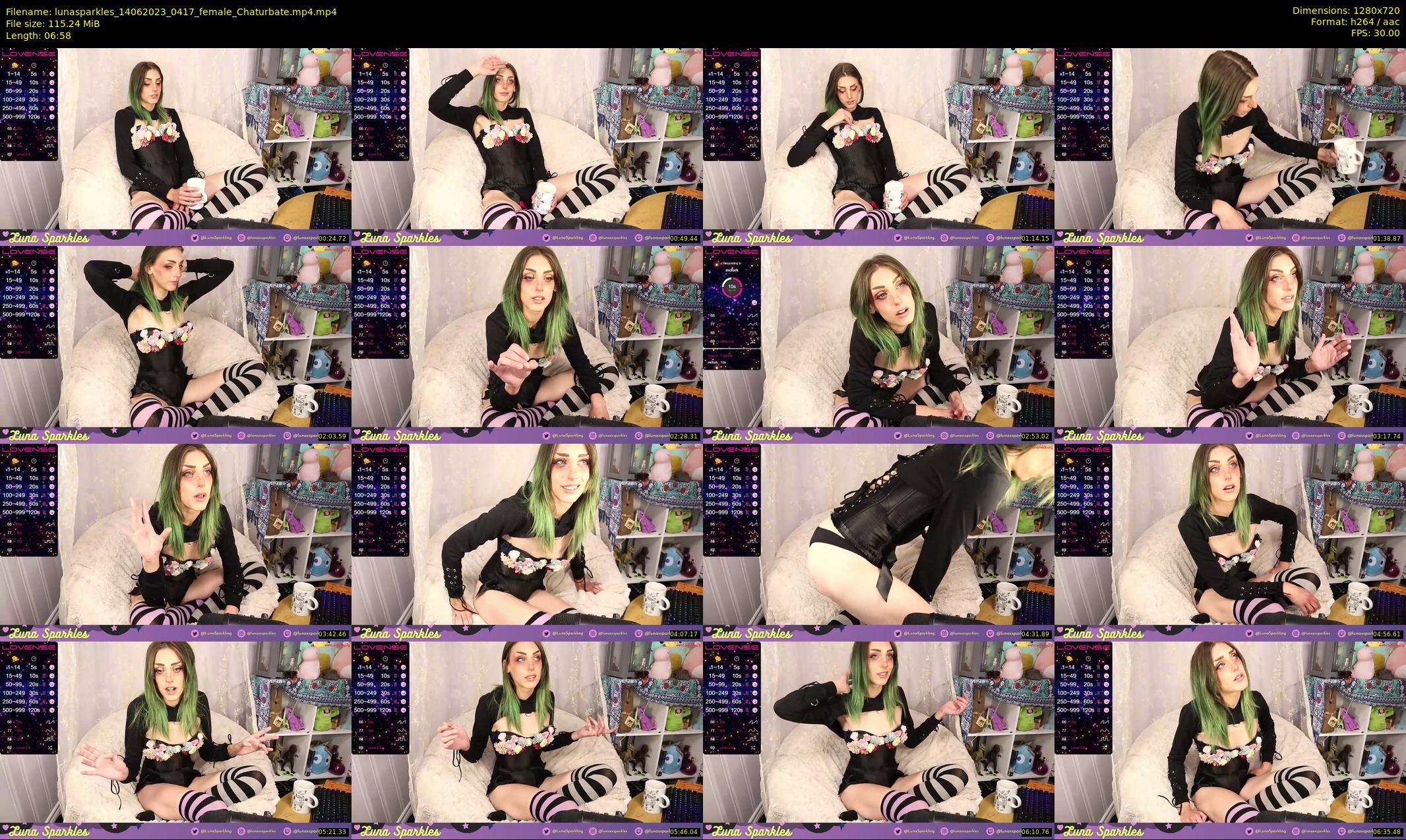 lunasparkles — 7 minute Chaturbate female cam show recording, 720p, Jun 14, 2023