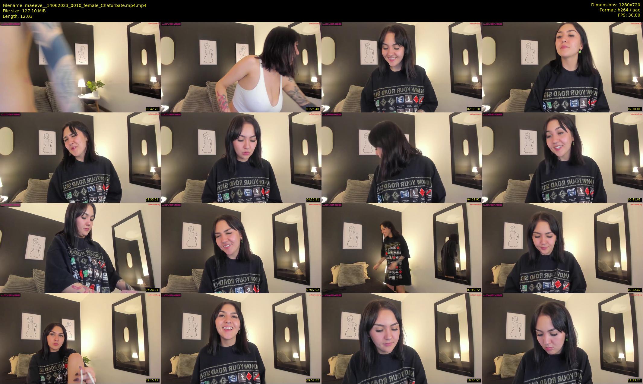maeeve_ — 13 minute Chaturbate female cam show recording, 720p, Jun 14, 2023