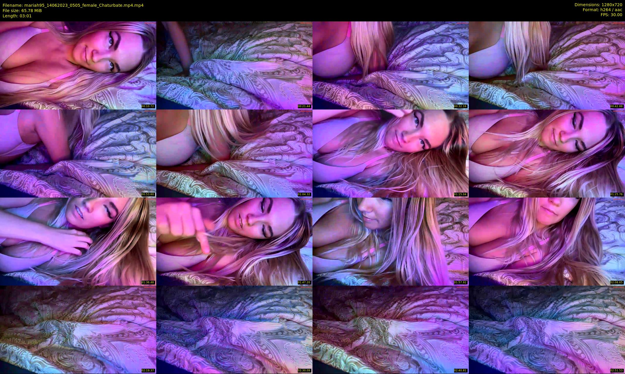 mariah95 — 4 minute Chaturbate female cam show recording, 720p, Jun 14, 2023