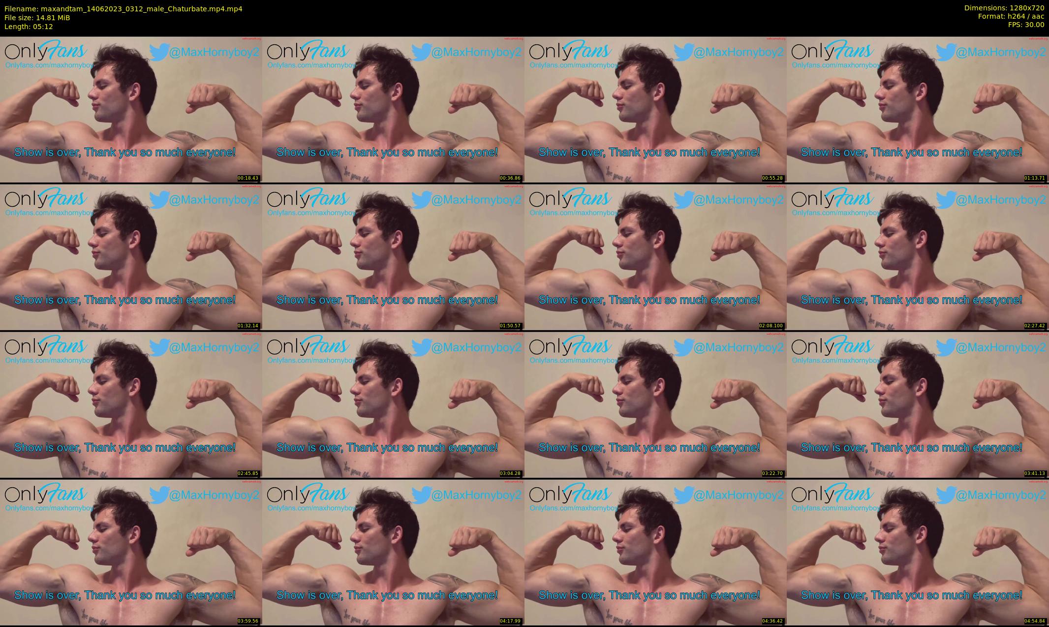 maxandtam — 6 minute Chaturbate couple cam show recording, 720p, Jun 14, 2023