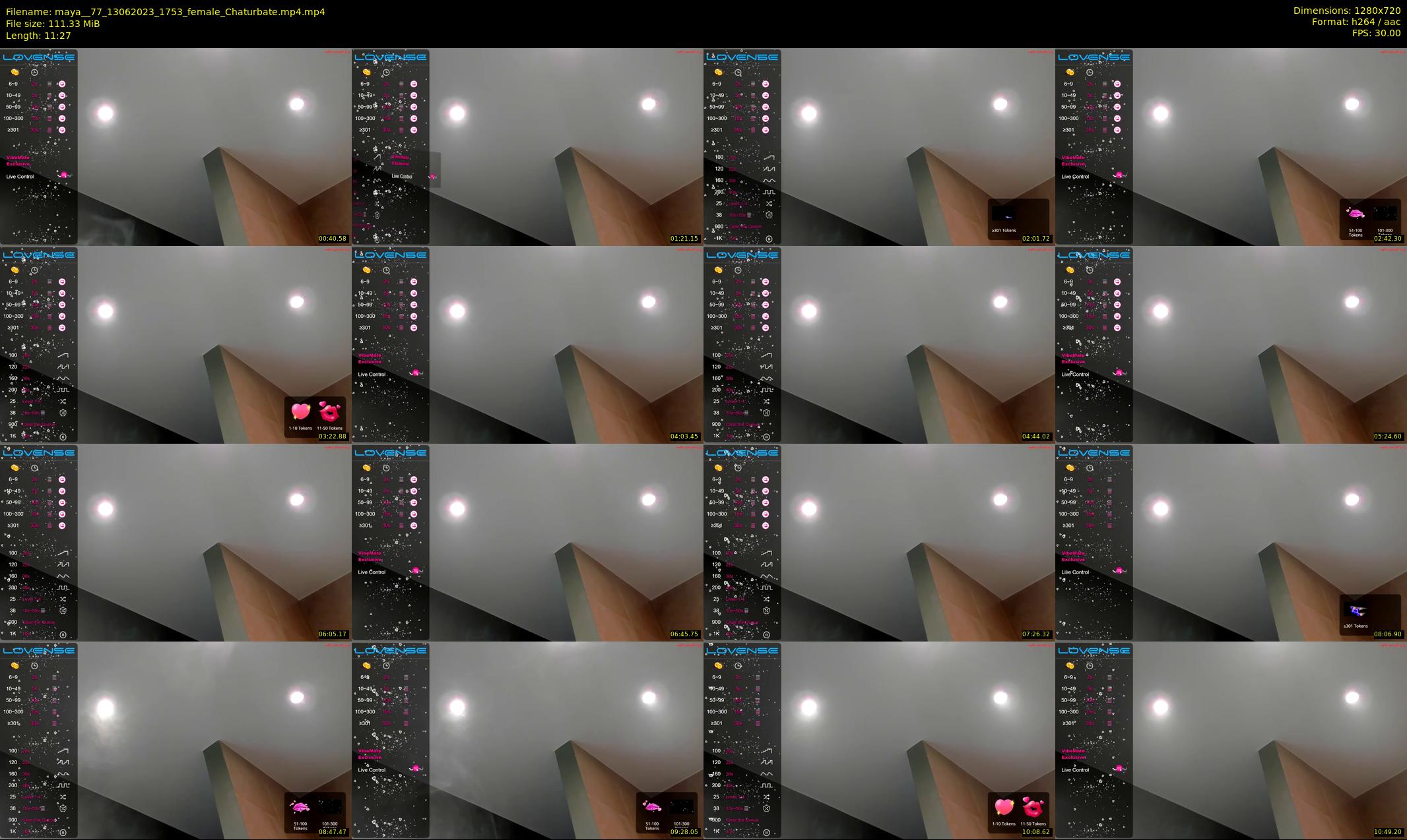 maya__77 — 12 minute Chaturbate female cam show recording, 720p, Jun 13, 2023