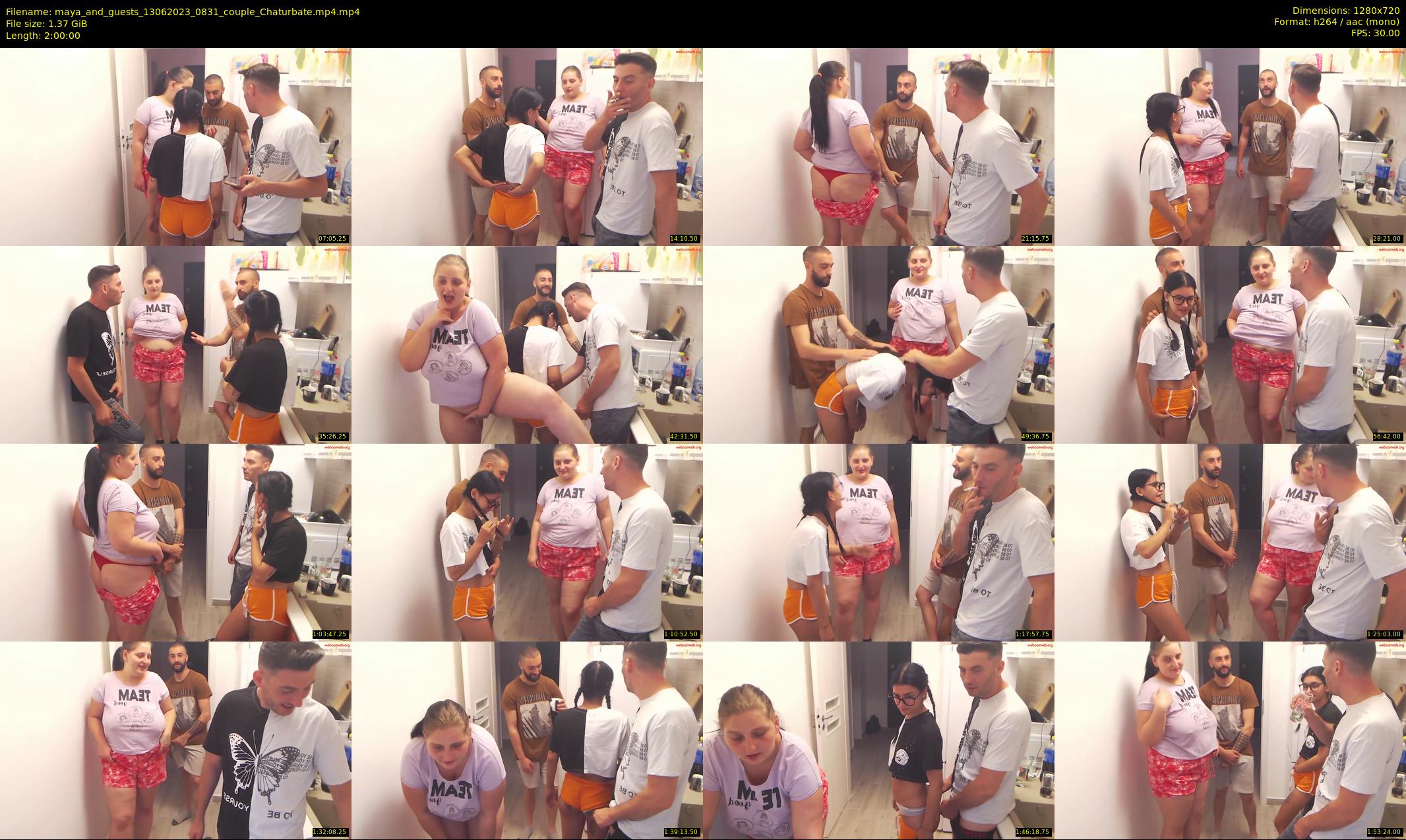 maya_and_guests — 120 minute Chaturbate couple cam show recording, 720p, Jun 13, 2023