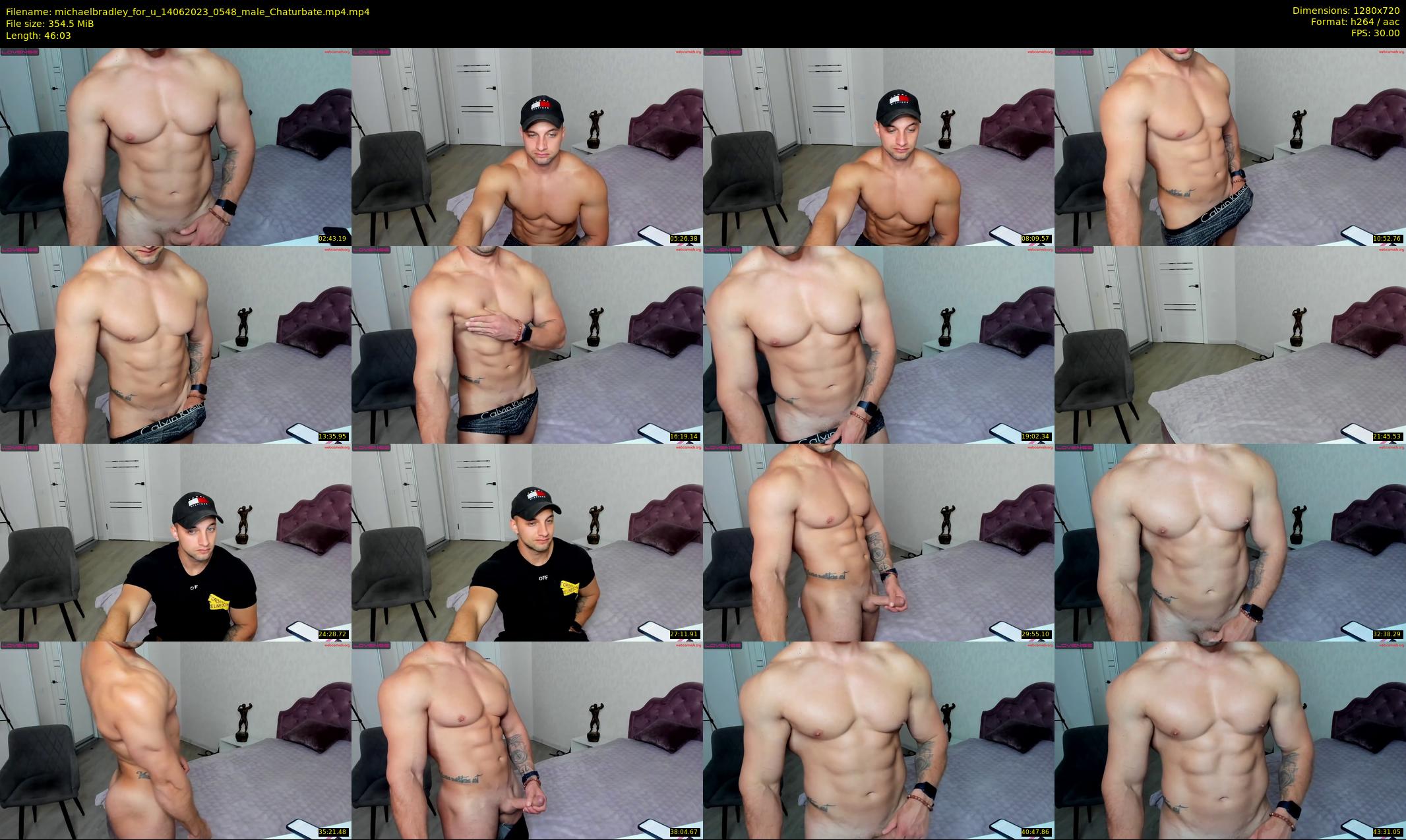 michaelbradley_for_u — 47 minute Chaturbate male cam show recording, 720p, Jun 14, 2023