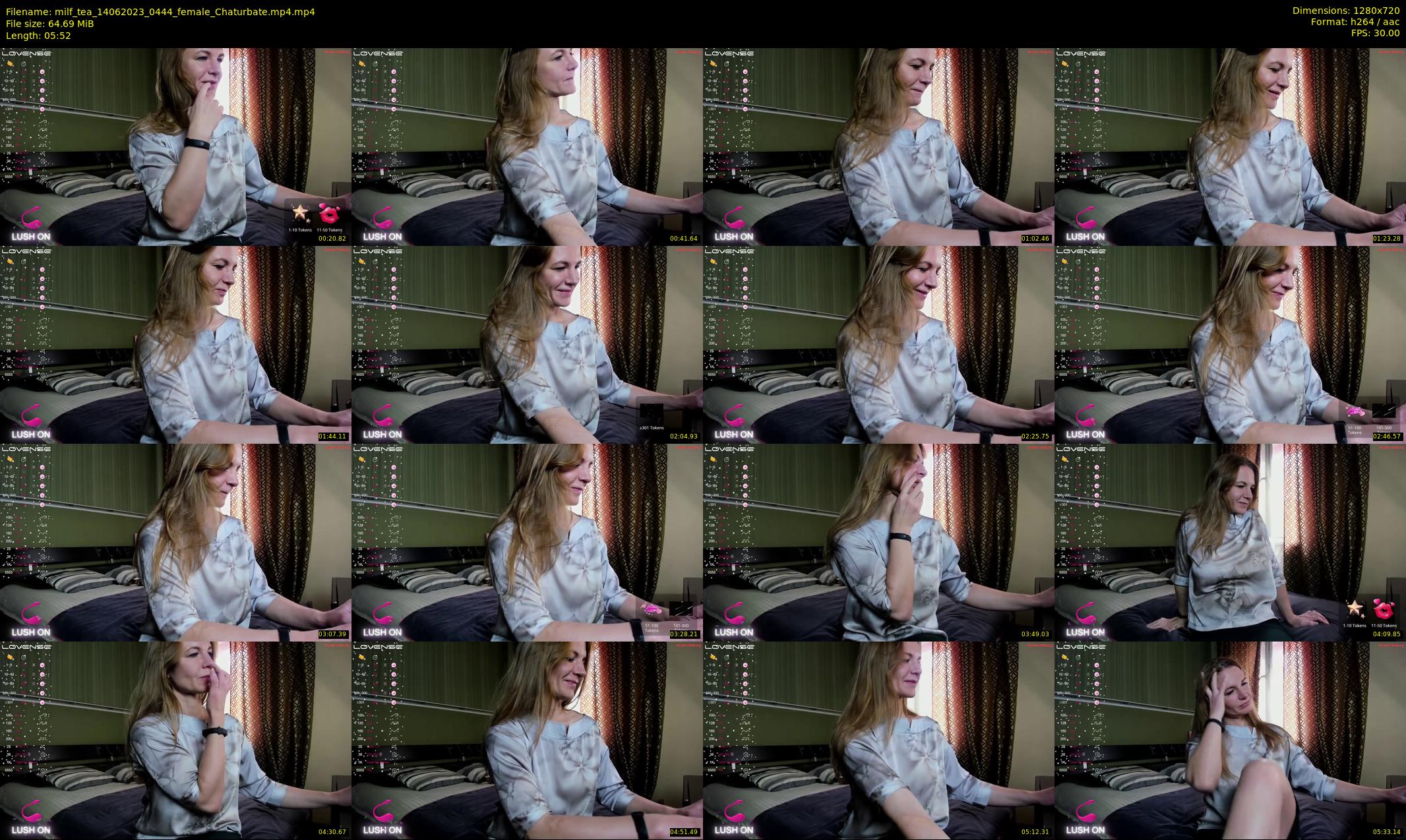 milf_tea — 6 minute Chaturbate female cam show recording, 720p, Jun 14, 2023