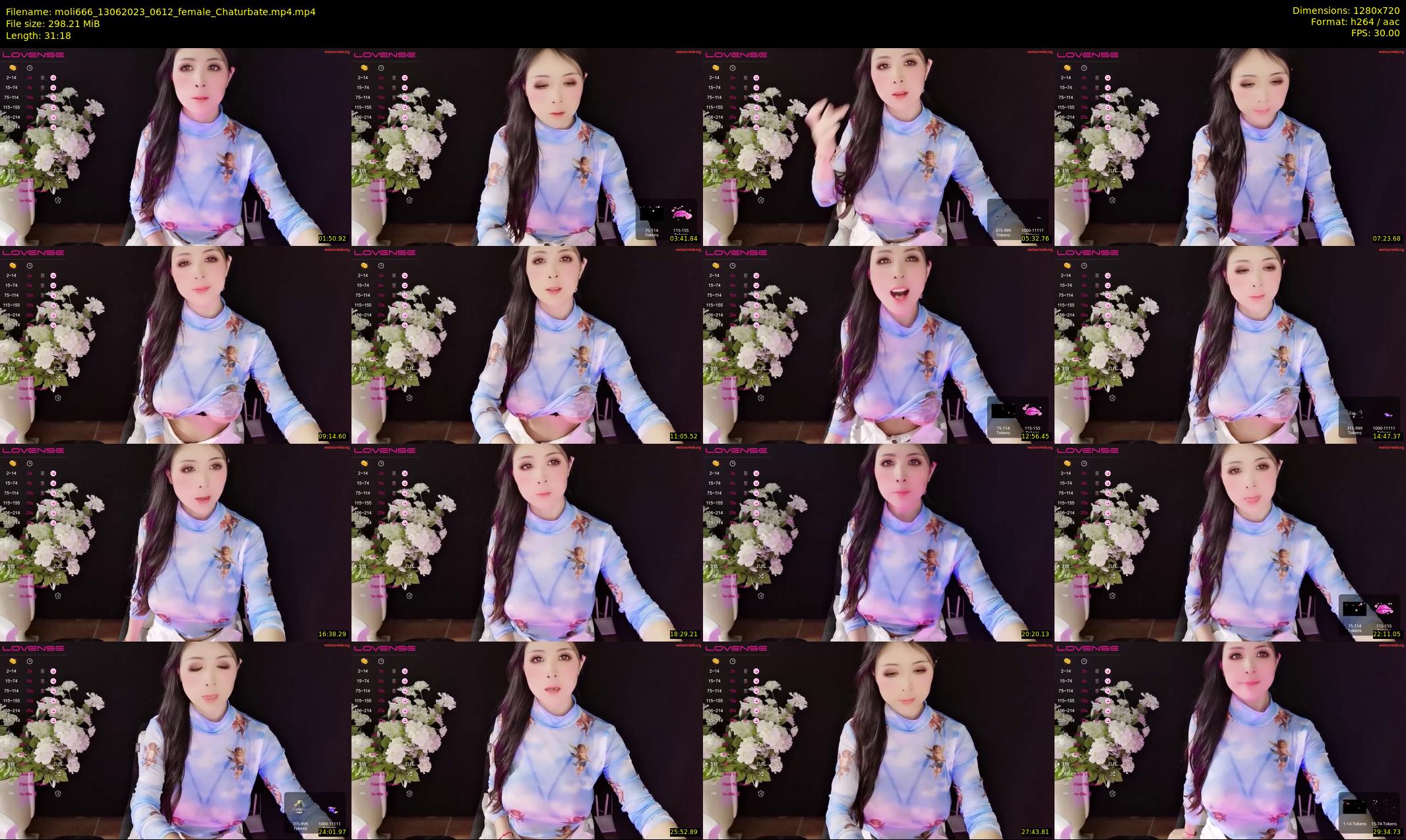 moli666 — 32 minute Chaturbate female cam show recording, 720p, Jun 13, 2023