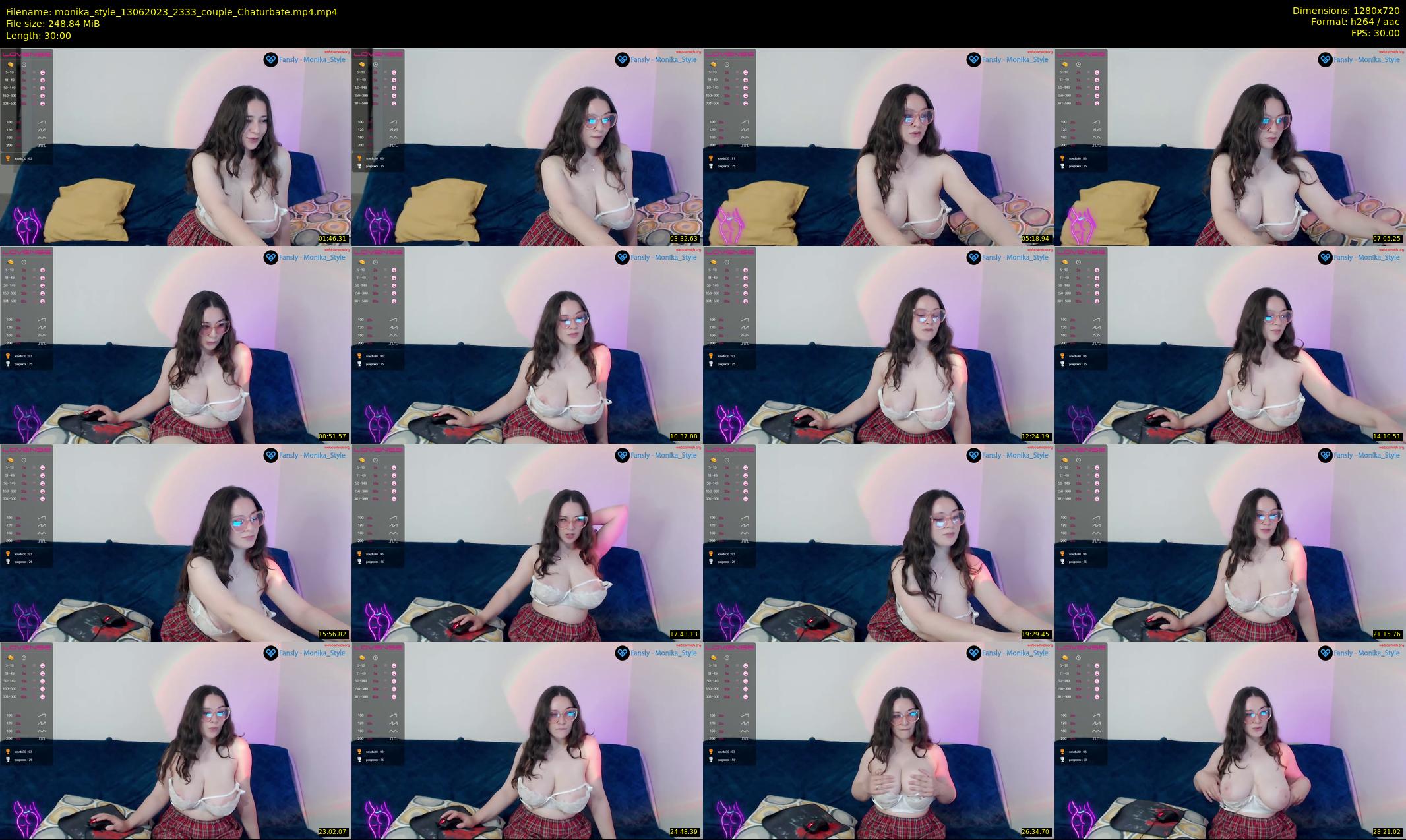 monika_style — 30 minute Chaturbate female cam show recording, 720p, Jun 13, 2023