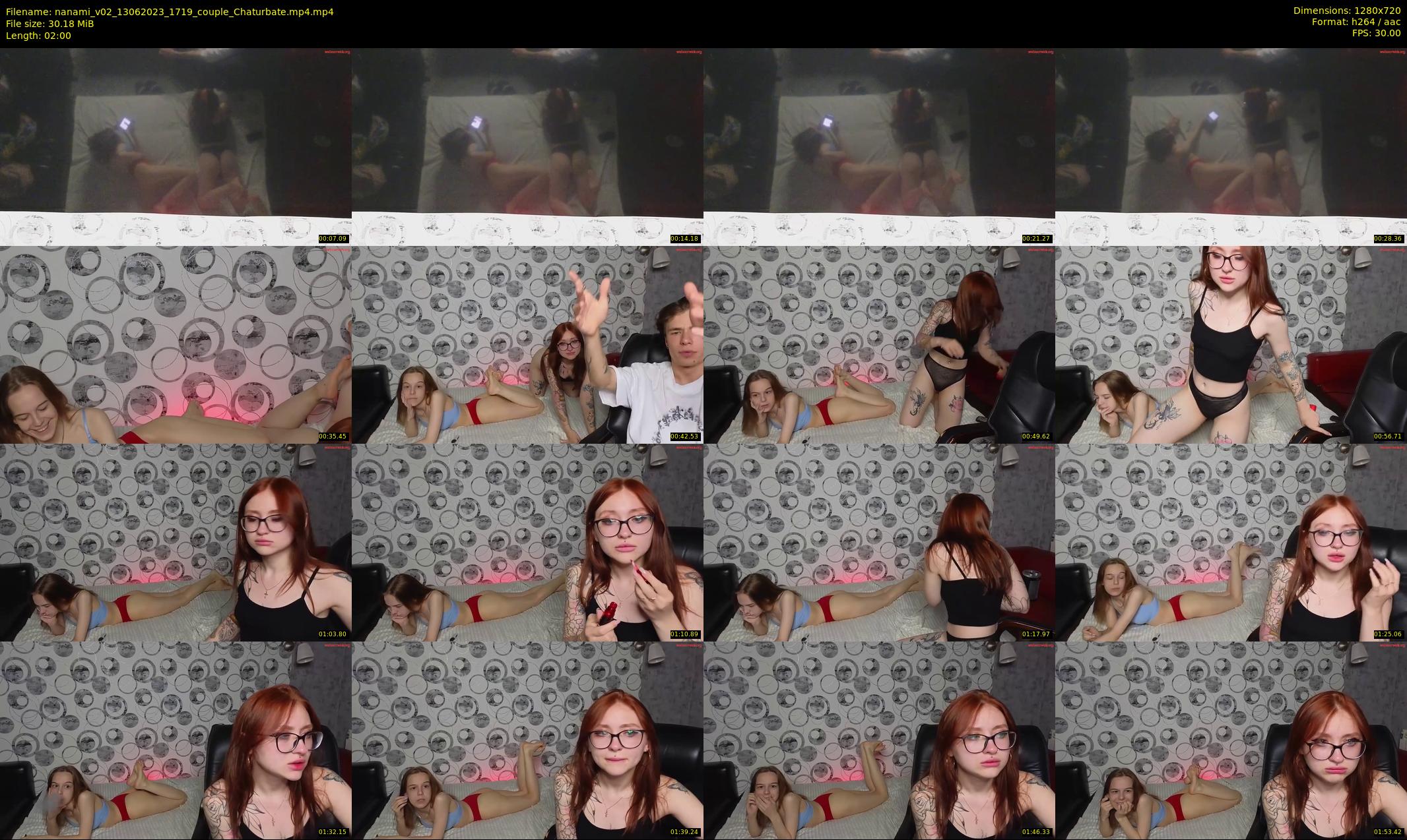 nanami_v02 — 2 minute Chaturbate couple cam show recording, 720p, Jun 13, 2023