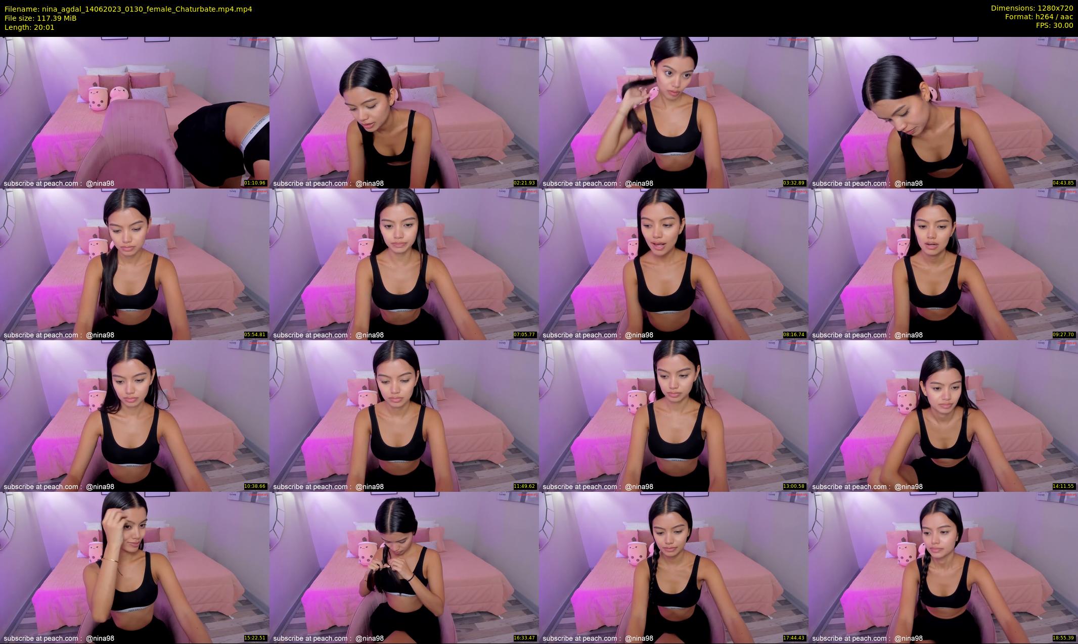 nina_agdal — 21 minute Chaturbate female cam show recording, 720p, Jun 14, 2023