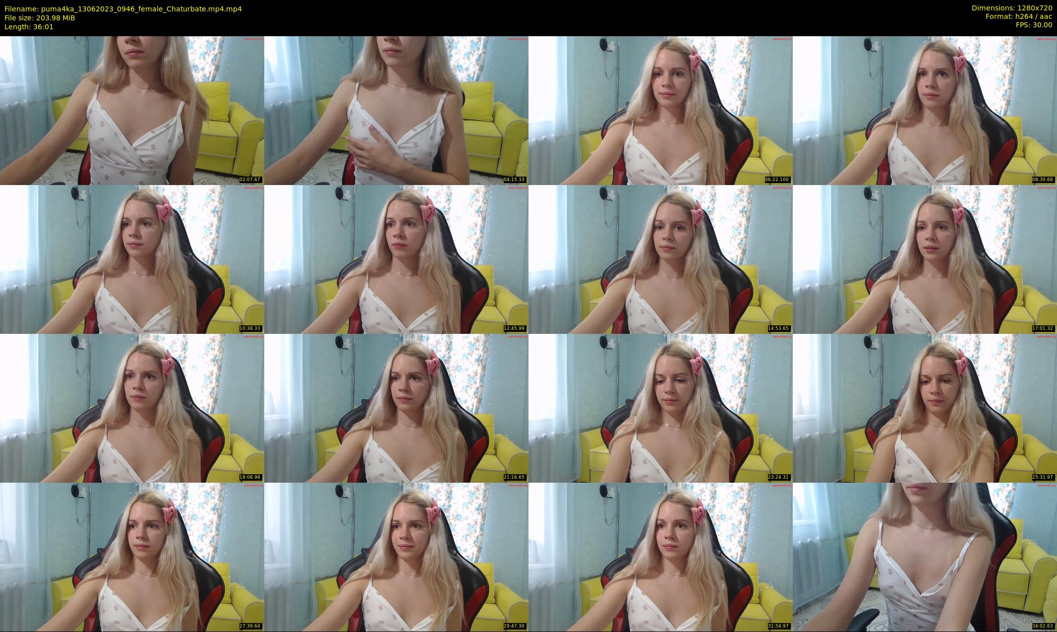 puma4ka — 37 minute Chaturbate female cam show recording, 720p, Jun 13, 2023