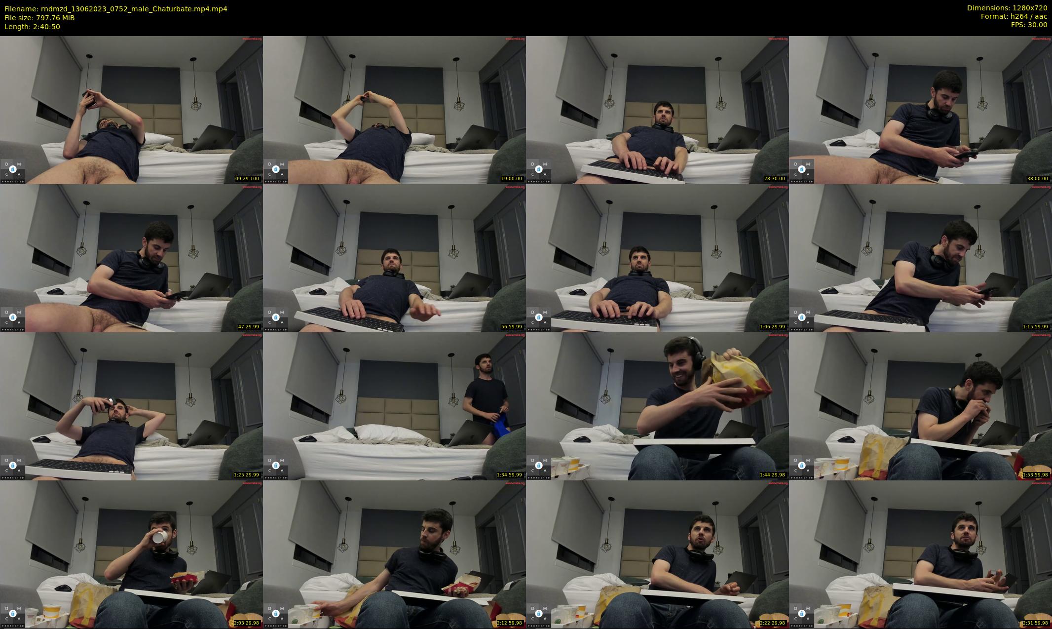 rndmzd — 161 minute Chaturbate male cam show recording, 720p, Jun 13, 2023