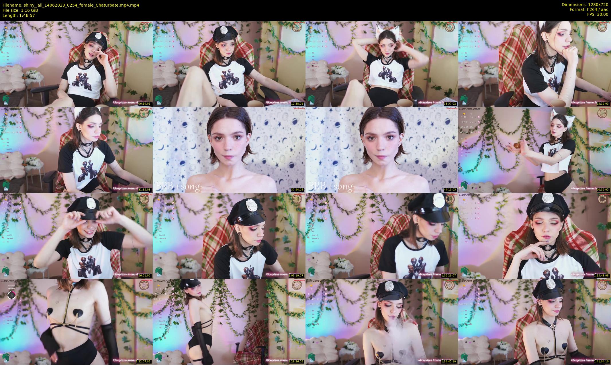 shiny_jail — 107 minute Chaturbate female cam show recording, 720p, Jun 14, 2023