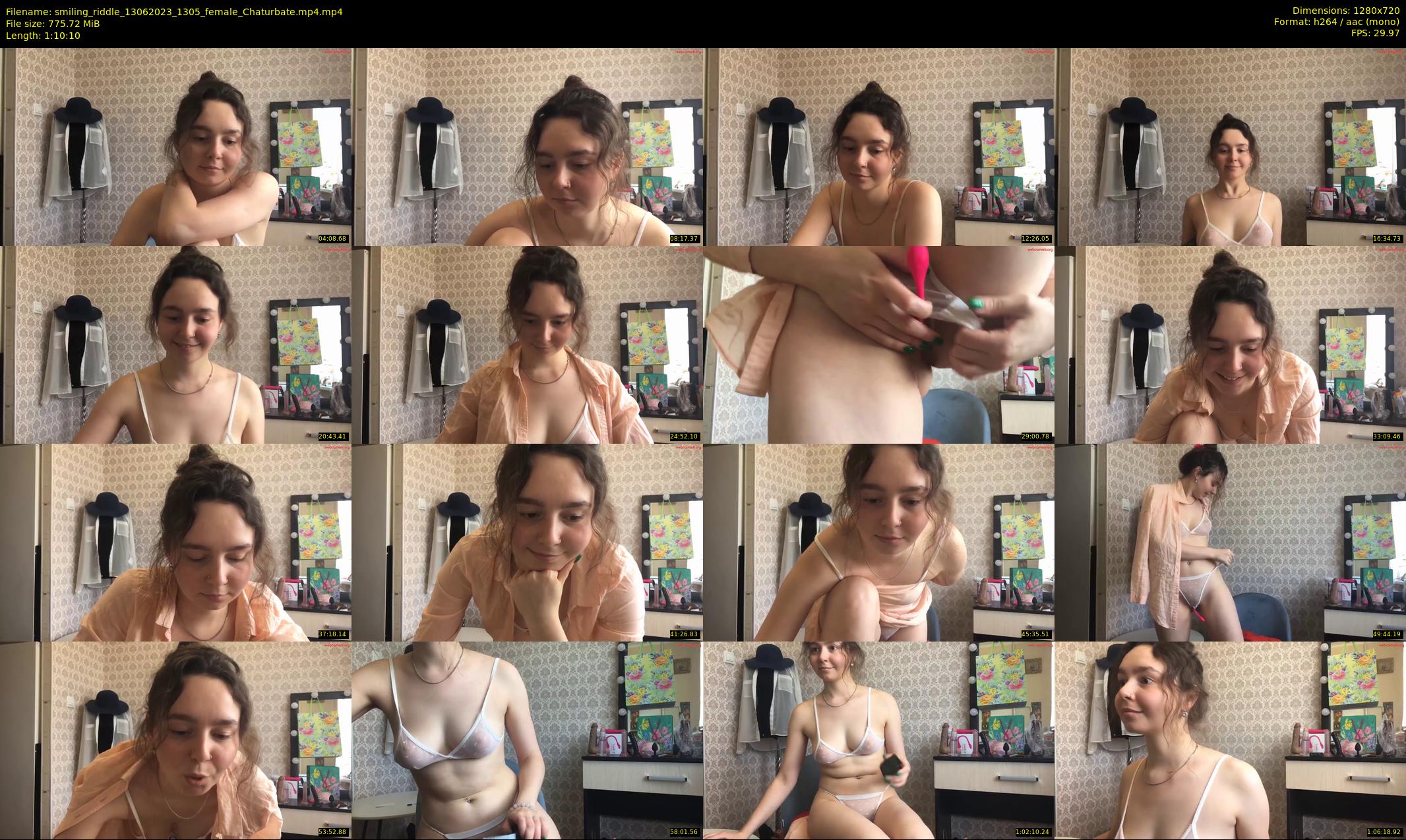 smiling_riddle — 71 minute Chaturbate female cam show recording, 720p, Jun 13, 2023