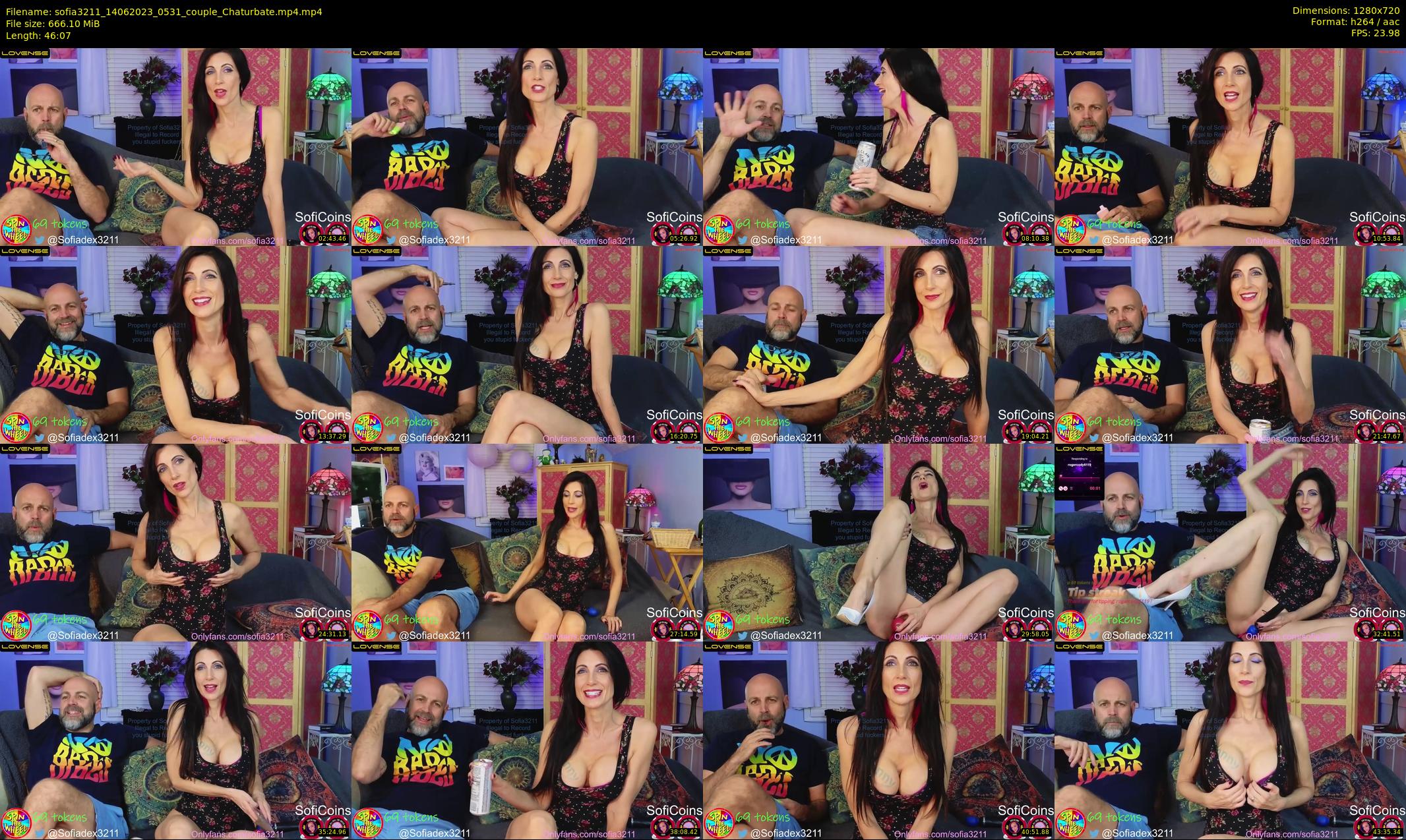 sofia3211 — 47 minute Chaturbate couple cam show recording, 720p, Jun 14, 2023