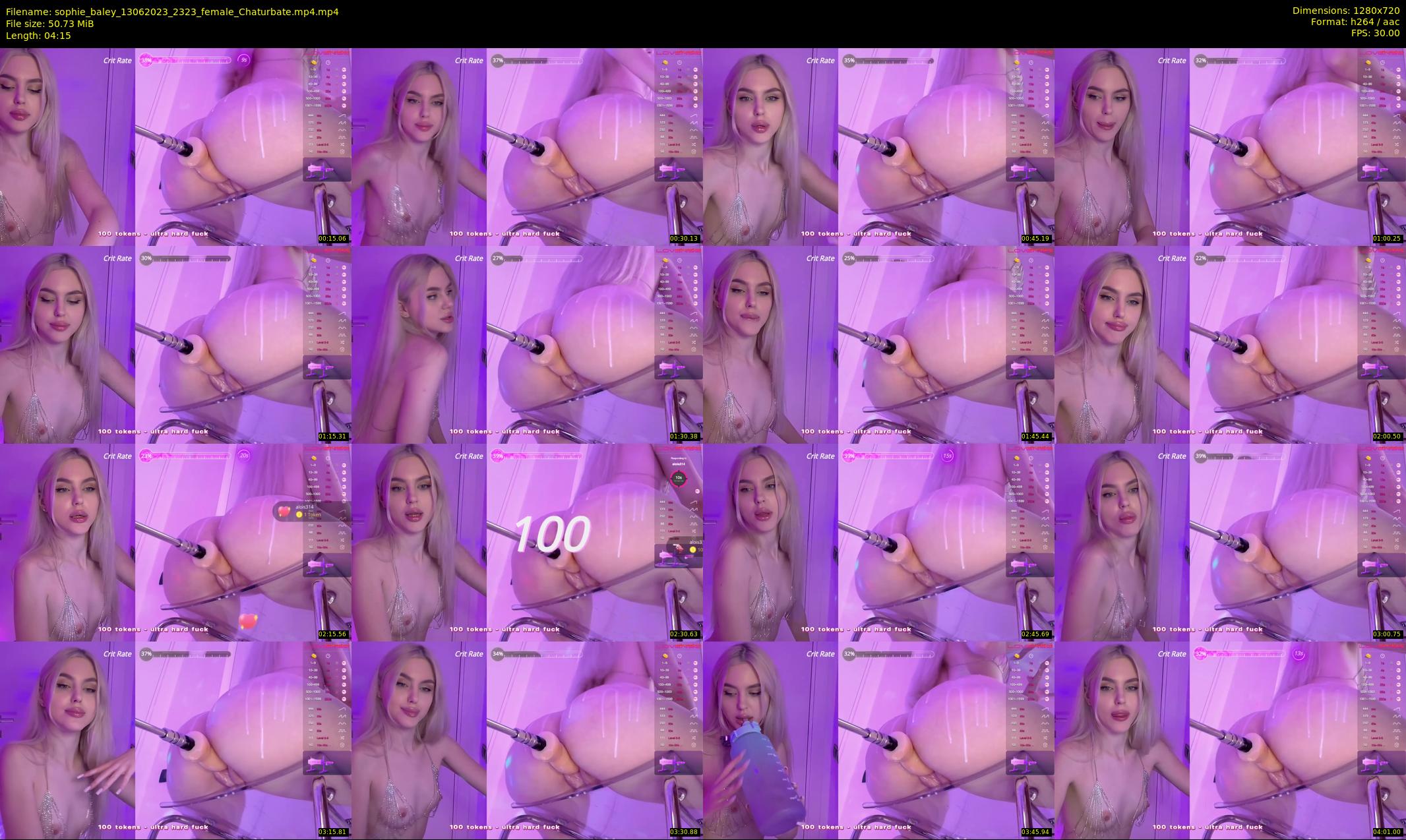sophie_baley — 5 minute Chaturbate female cam show recording, 720p, Jun 13, 2023