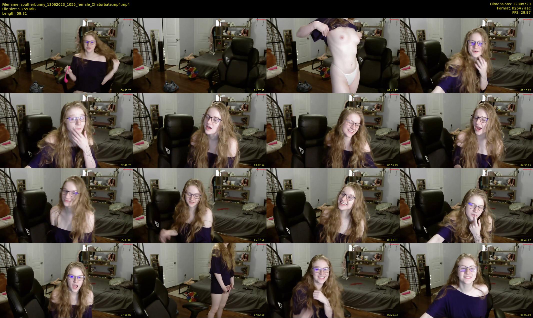 southerbunny — 10 minute Chaturbate female cam show recording, 720p, Jun 13, 2023