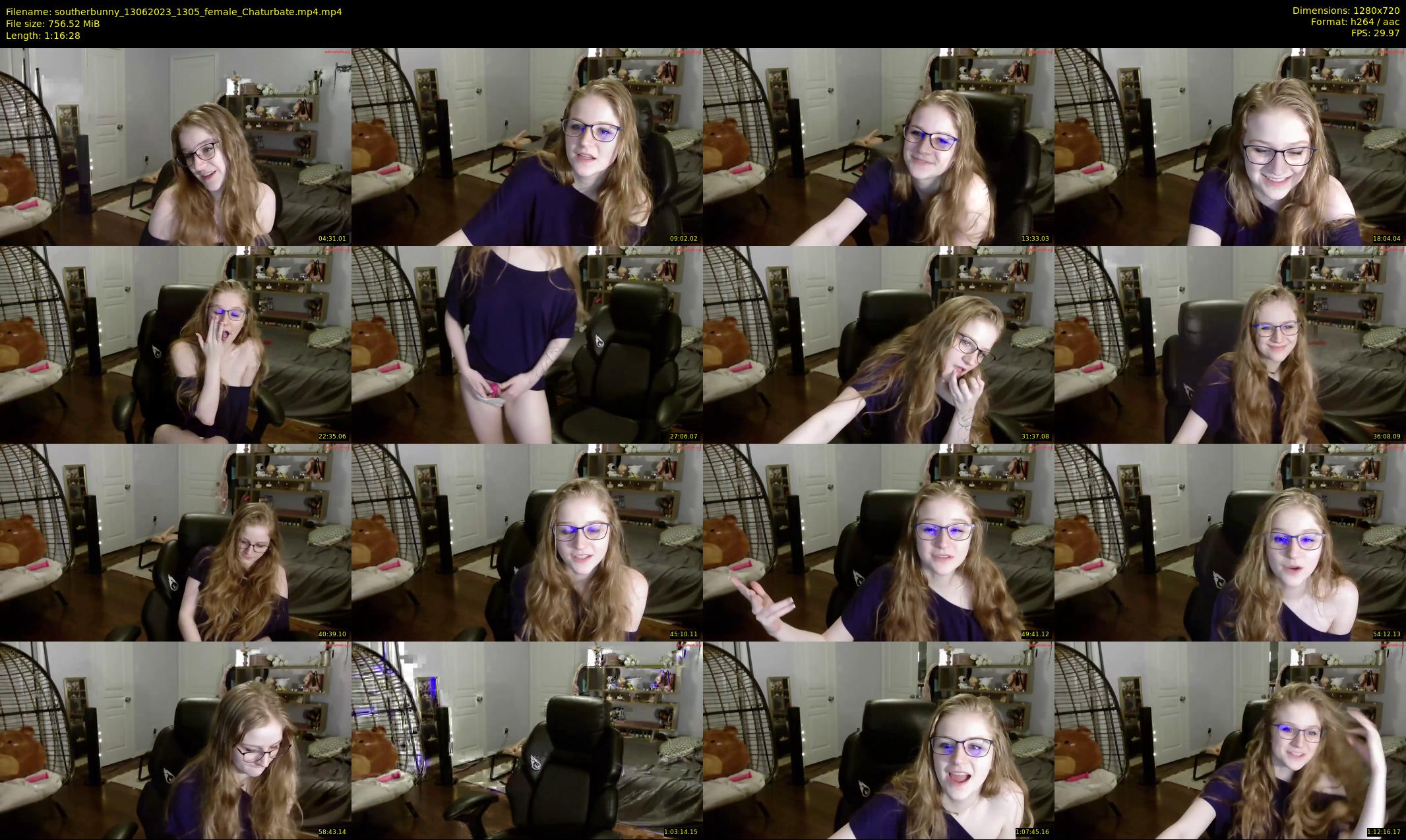 southerbunny — 77 minute Chaturbate female cam show recording, 720p, Jun 13, 2023