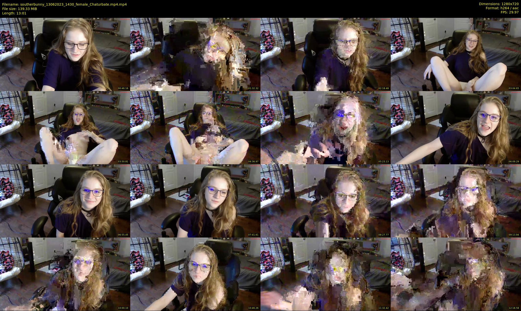 southerbunny — 14 minute Chaturbate female cam show recording, 720p, Jun 13, 2023