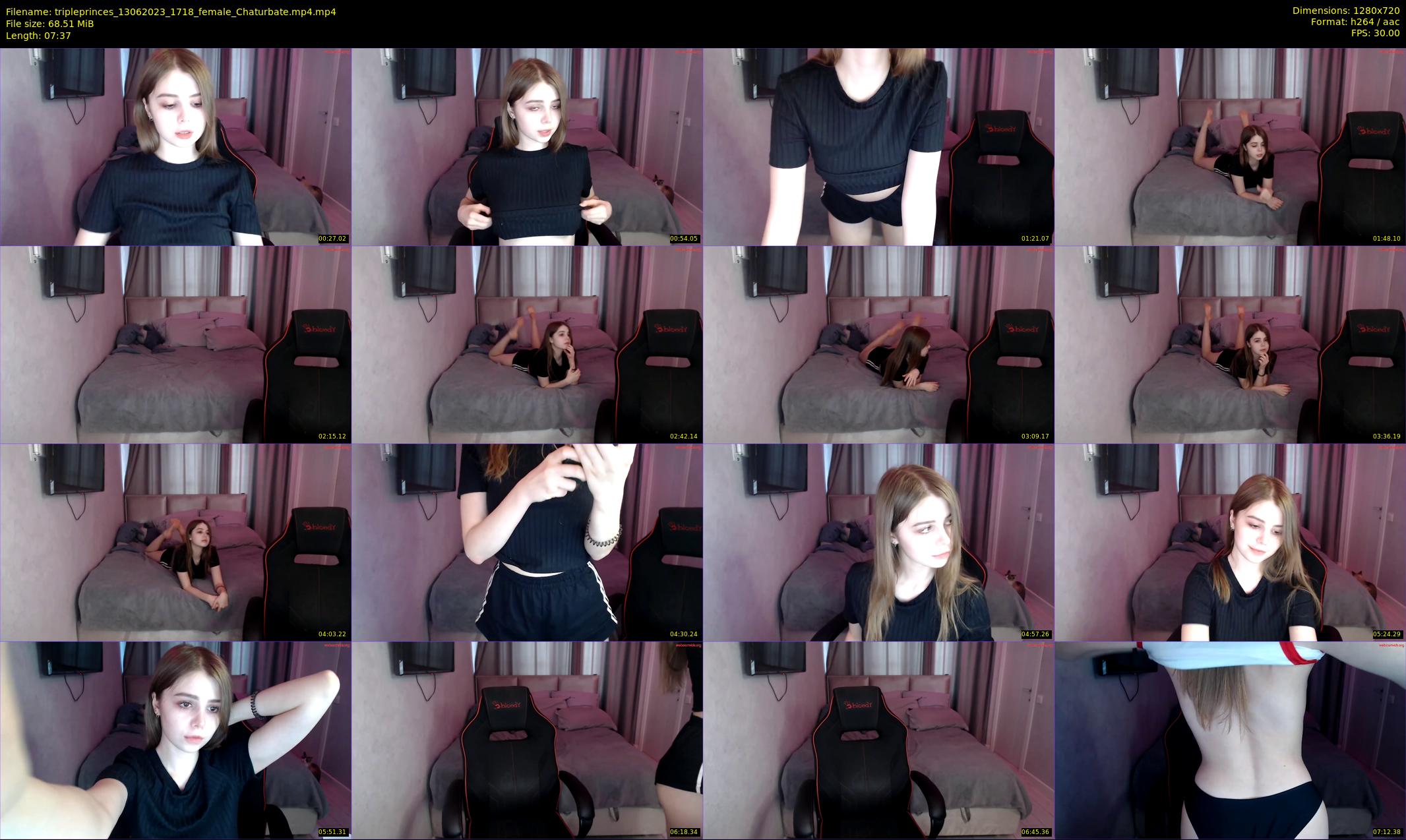 tripleprinces — 8 minute Chaturbate female cam show recording, 720p, Jun 13, 2023