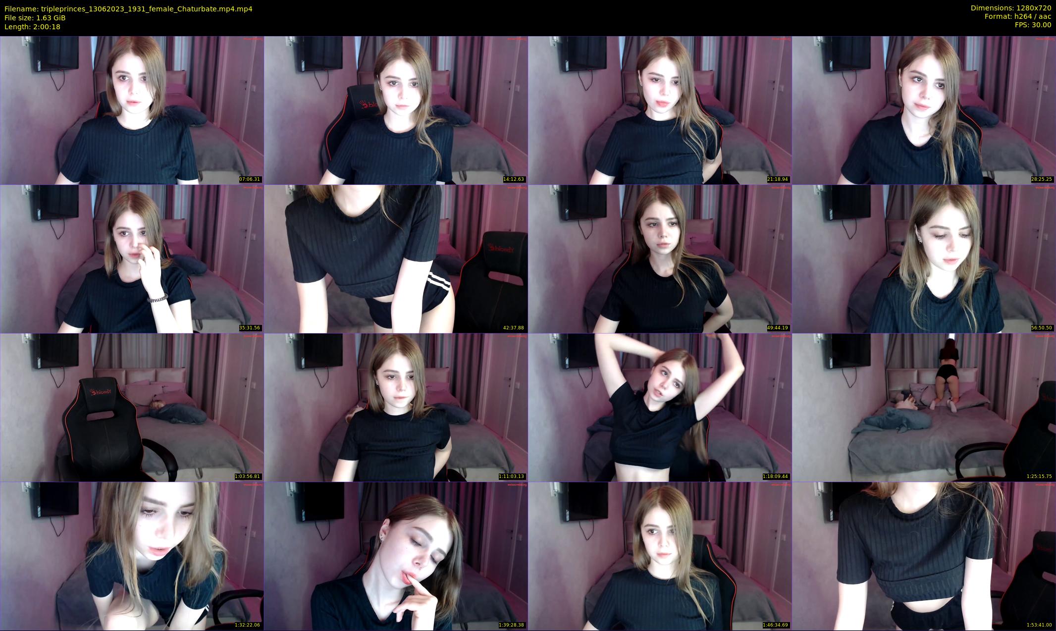 tripleprinces — 121 minute Chaturbate female cam show recording, 720p, Jun 13, 2023