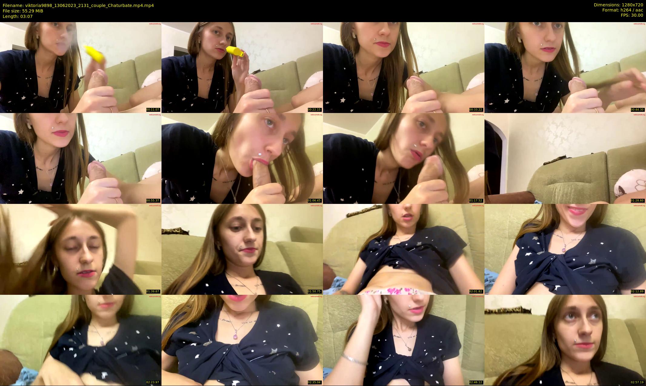viktoria9898 — 4 minute Chaturbate couple cam show recording, 720p, Jun 13, 2023