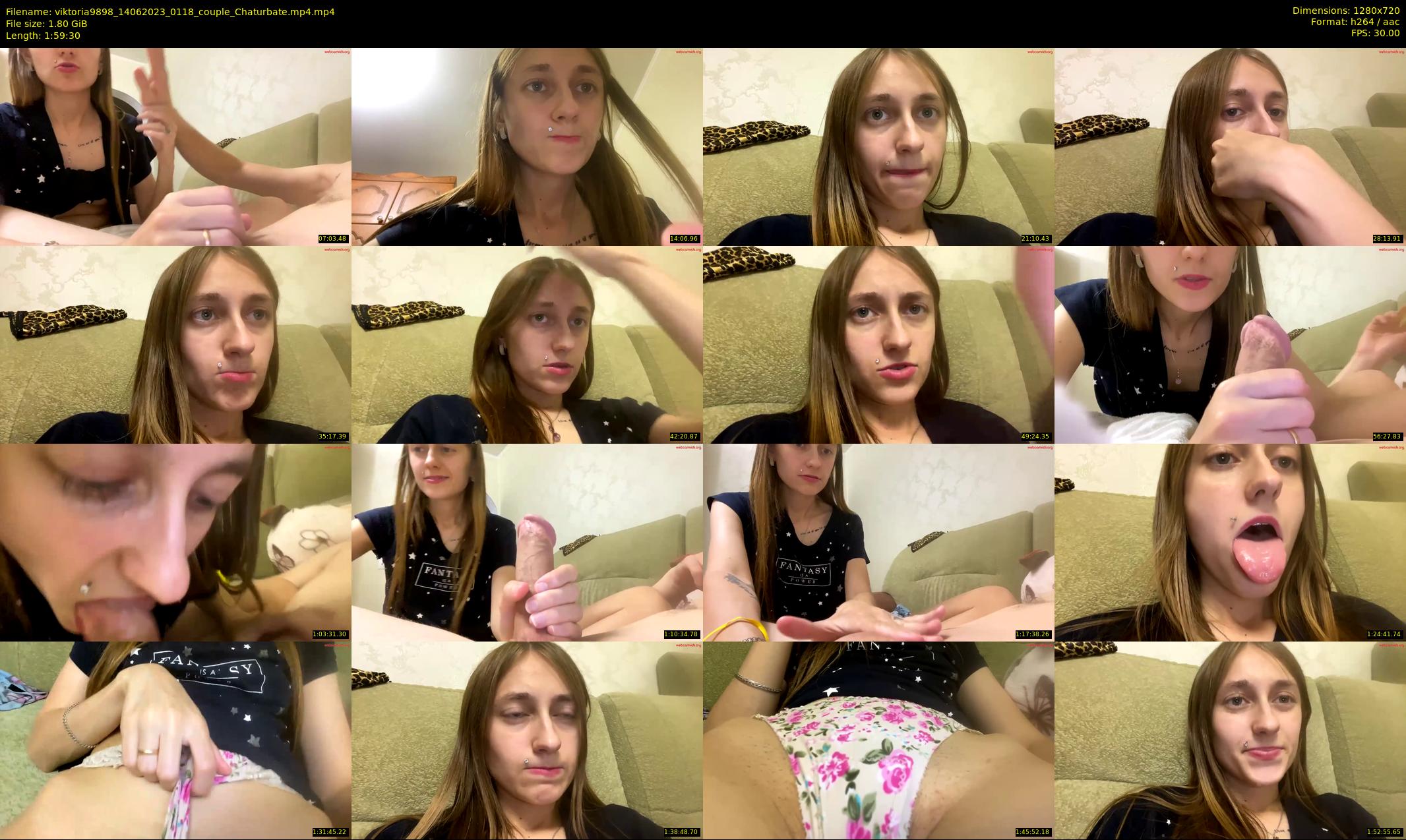viktoria9898 — 120 minute Chaturbate couple cam show recording, 720p, Jun 14, 2023