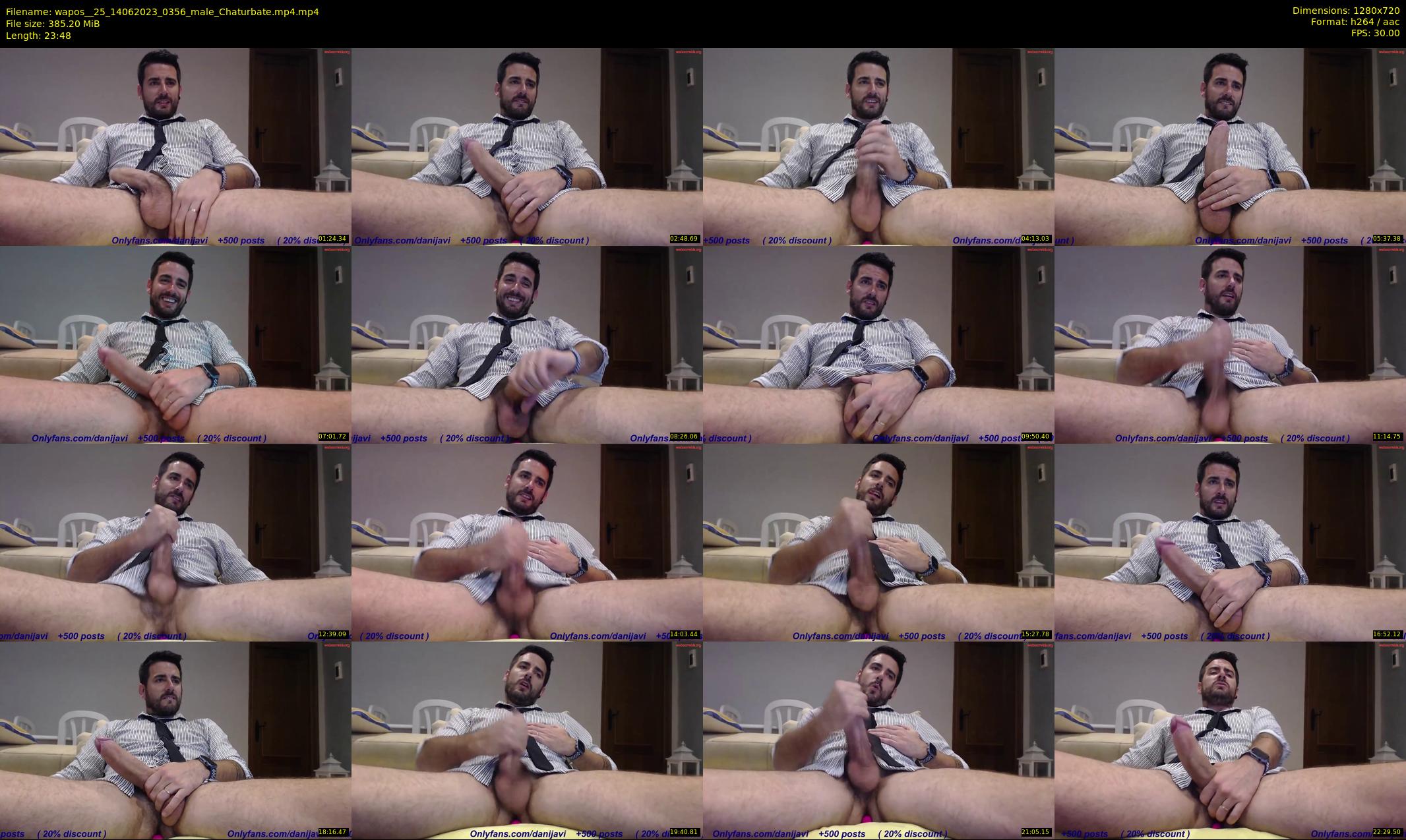 wapos__25 — 24 minute Chaturbate male cam show recording, 720p, Jun 14, 2023