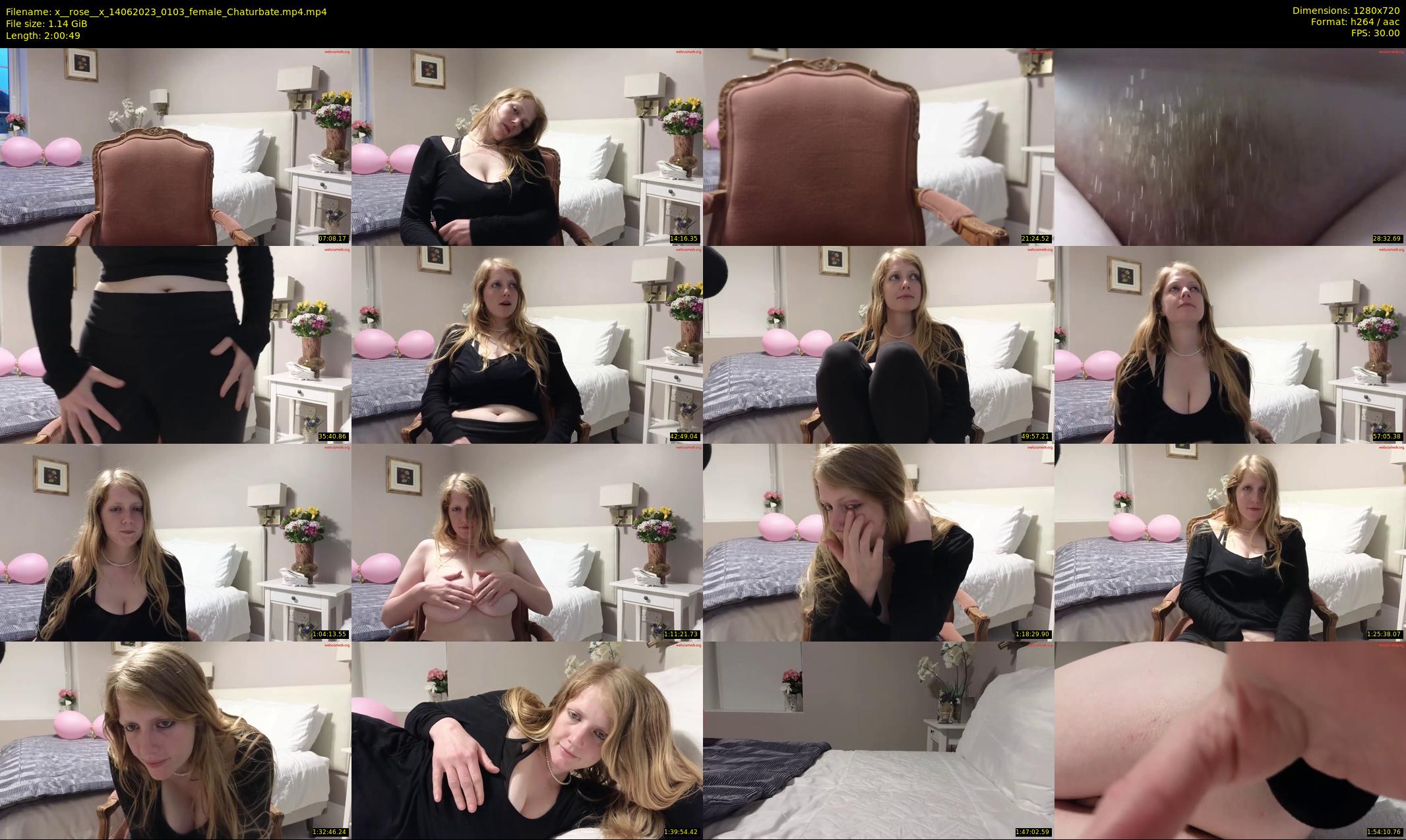 x__rose__x — 121 minute Chaturbate female cam show recording, 720p, Jun 14, 2023