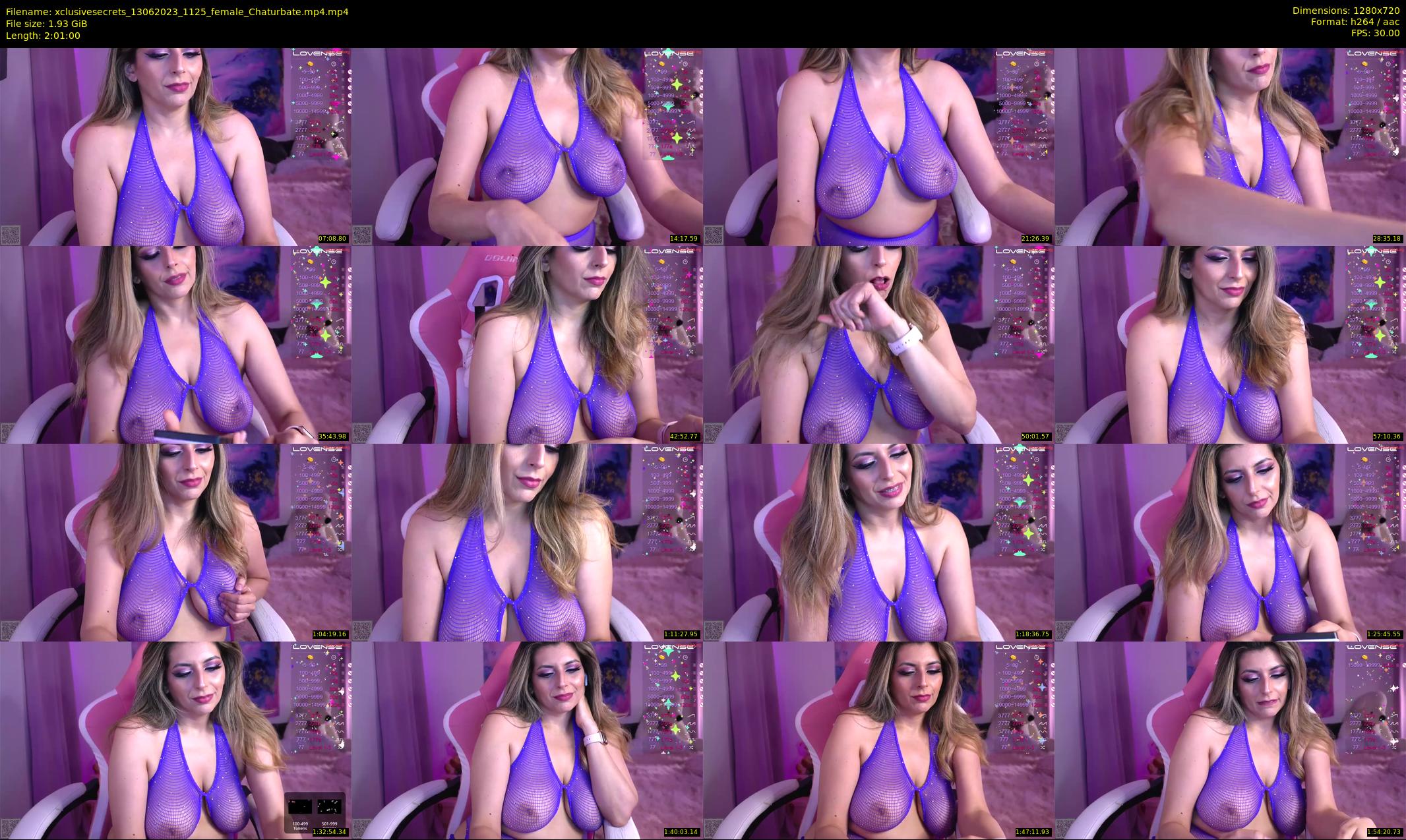 xclusivesecrets — 121 minute Chaturbate female cam show recording, 720p, Jun 13, 2023