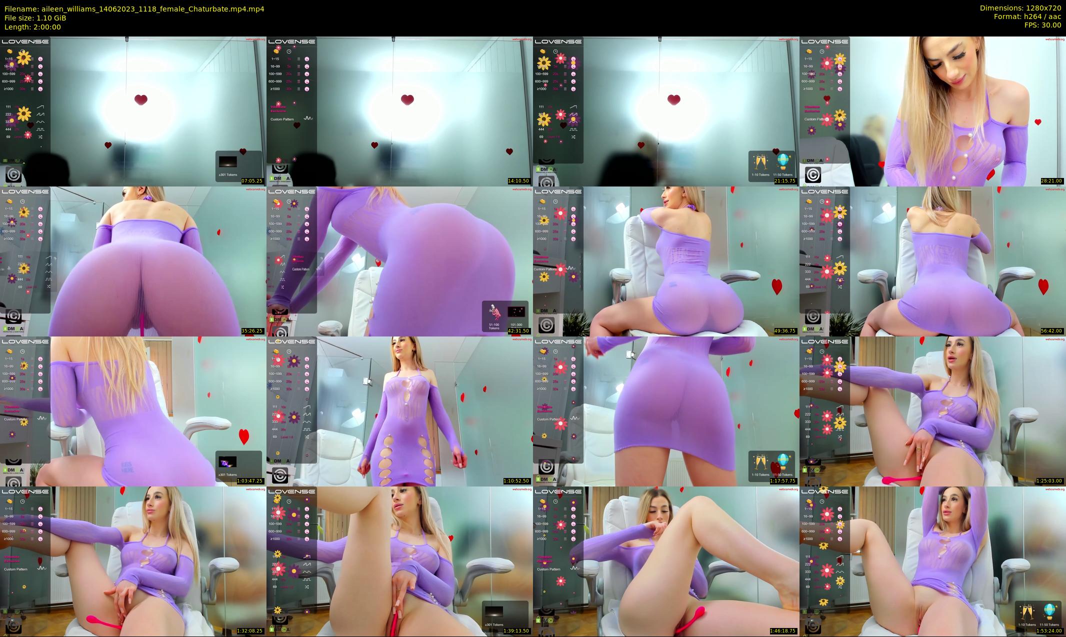 aileen_williams — 120 minute Chaturbate female cam show recording, 720p, Jun 14, 2023