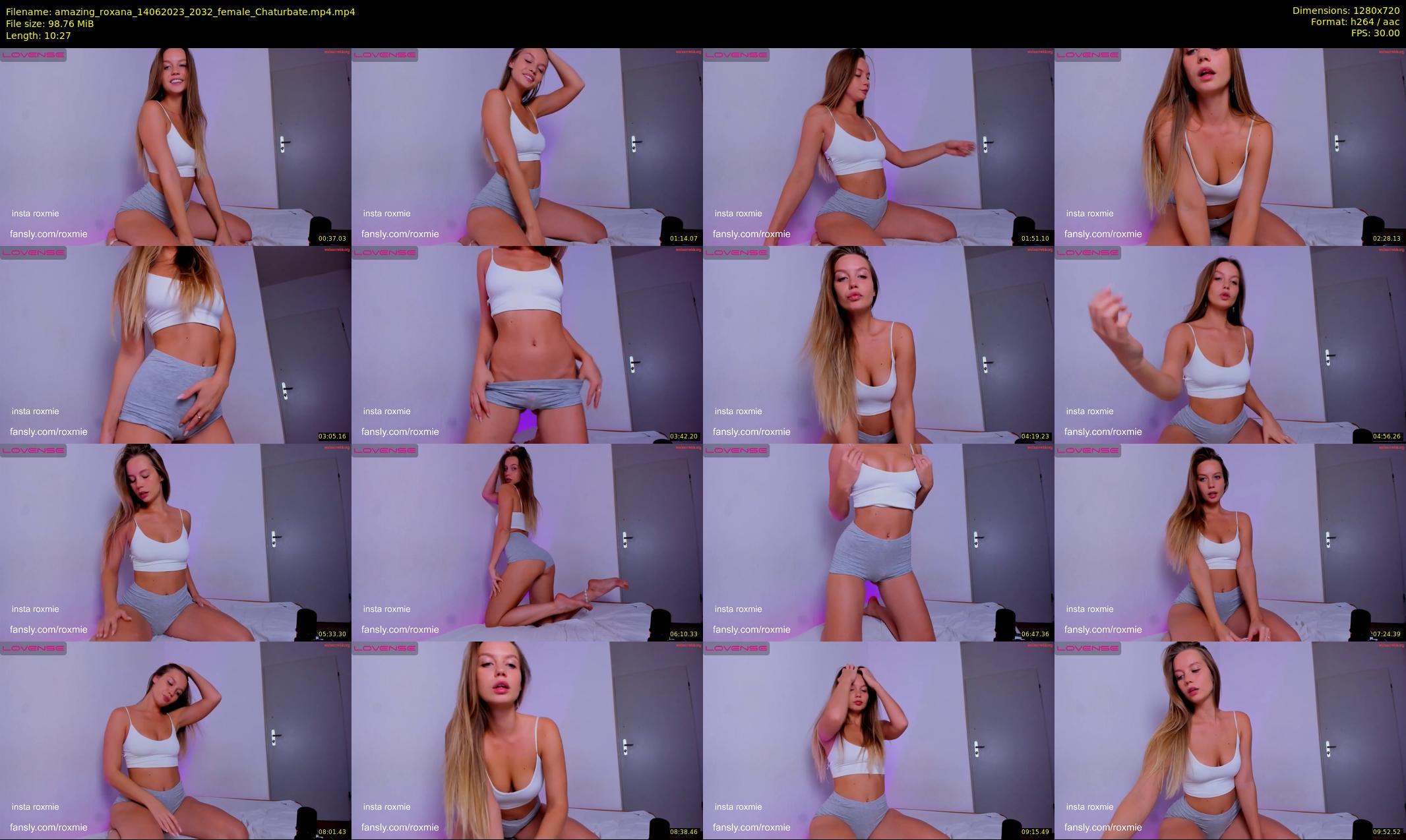 amazing_roxana — 11 minute Chaturbate female cam show recording, 720p, Jun 14, 2023
