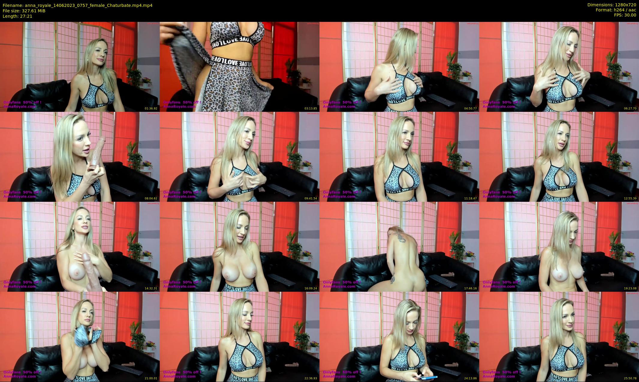 anna_royale — 28 minute Chaturbate female cam show recording, 720p, Jun 14, 2023