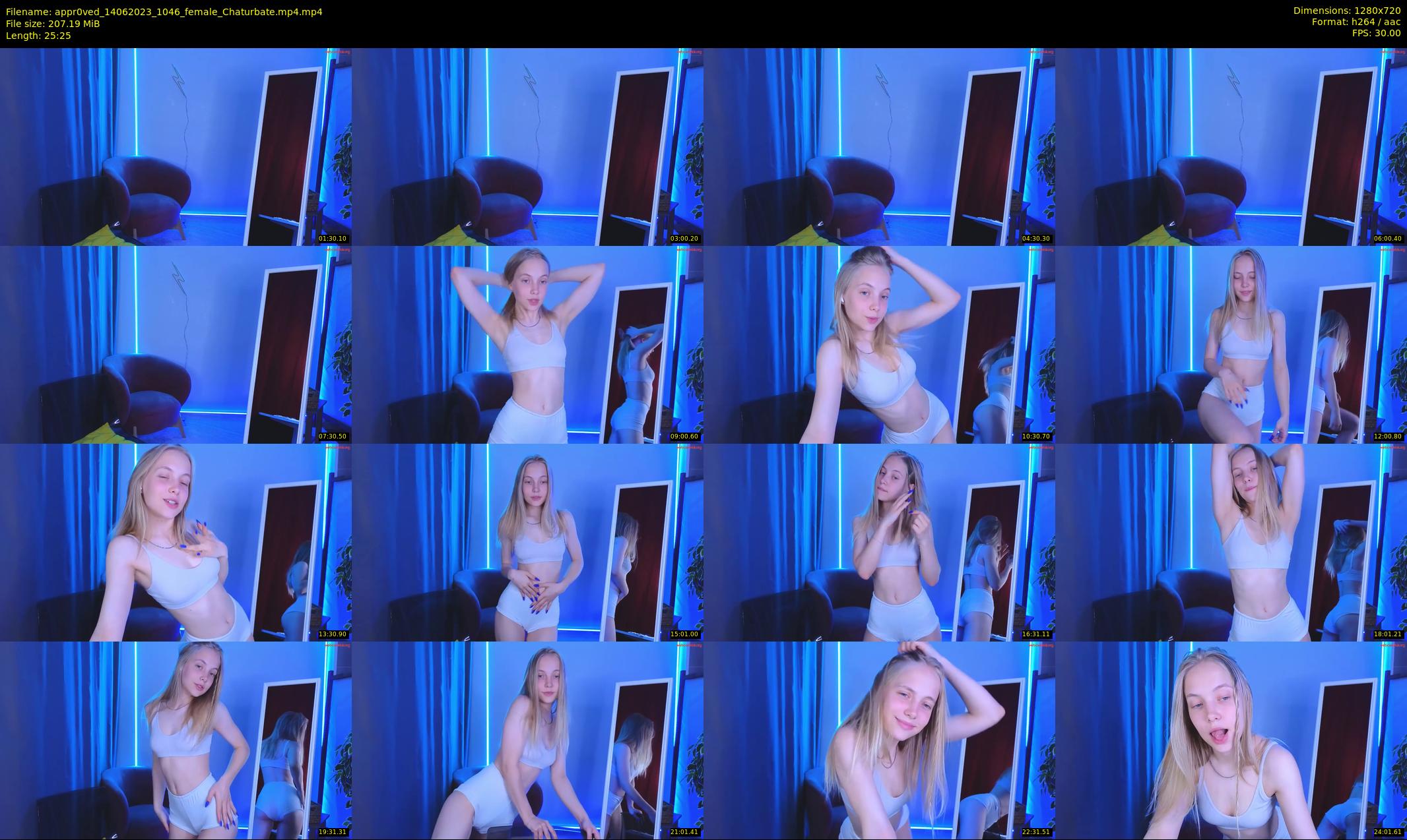 appr0ved — 26 minute Chaturbate female cam show recording, 720p, Jun 14, 2023