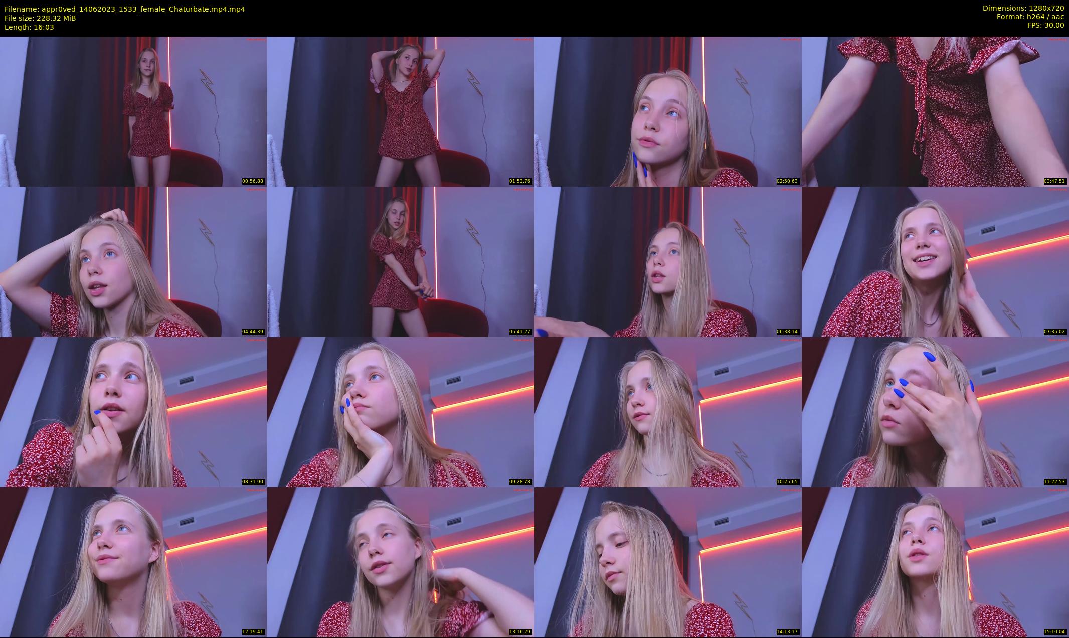 appr0ved — 17 minute Chaturbate female cam show recording, 720p, Jun 14, 2023