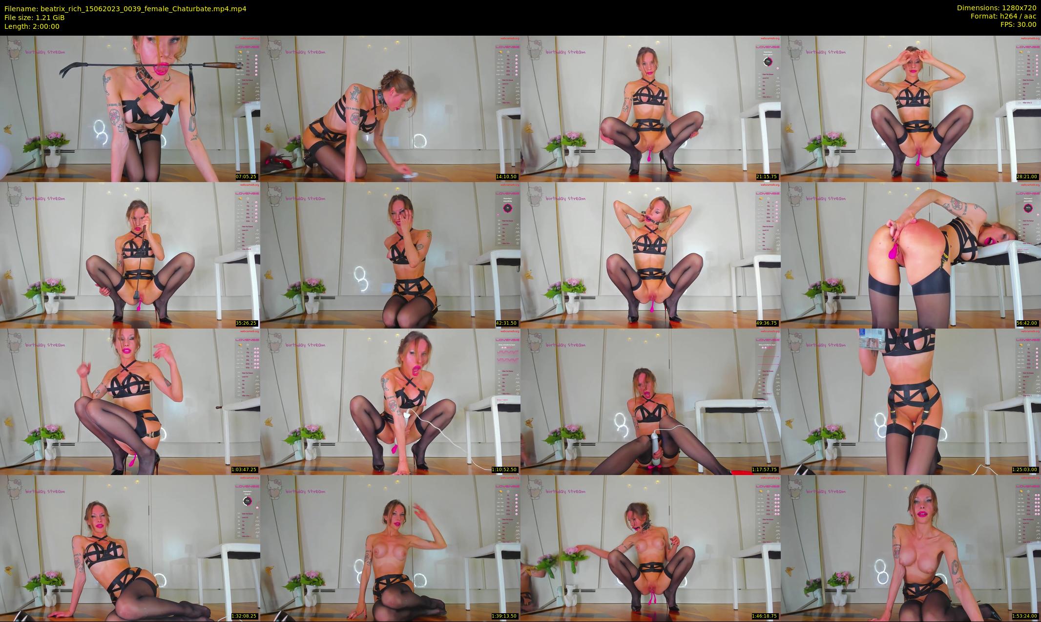 beatrix_rich — 120 minute Chaturbate female cam show recording, 720p, Jun 15, 2023