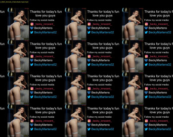 beckymartens — 25 minute Chaturbate female cam show recording, 720p, Jun 14, 2023