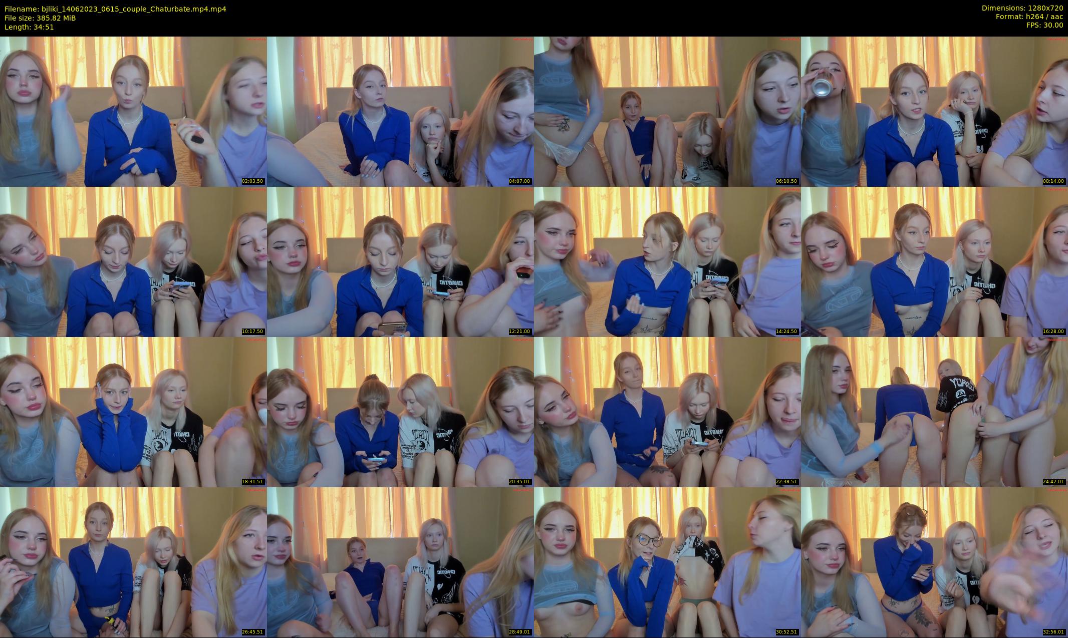 bjliki — 35 minute Chaturbate couple cam show recording, 720p, Jun 14, 2023